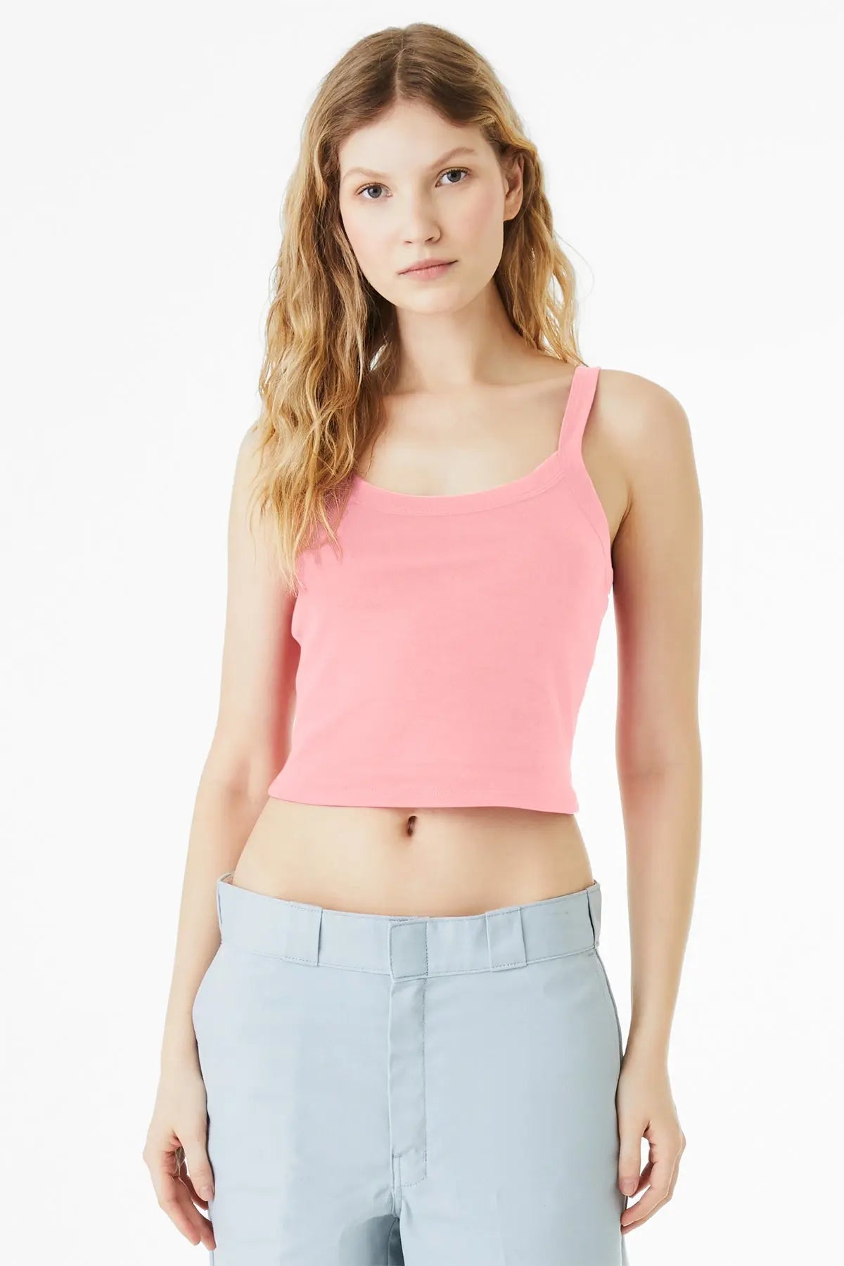 BELLA+CANVAS® Women’s Micro Rib Spaghetti Strap Tank #BC1012 Game Over Merch