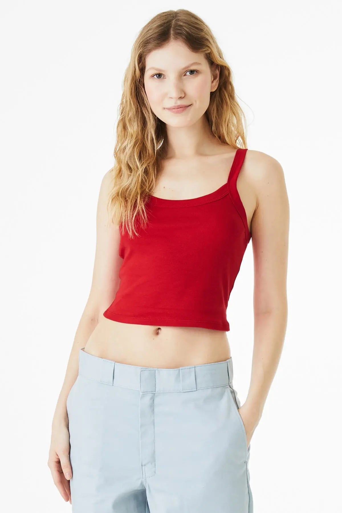 BELLA+CANVAS® Women’s Micro Rib Spaghetti Strap Tank #BC1012 Game Over Merch
