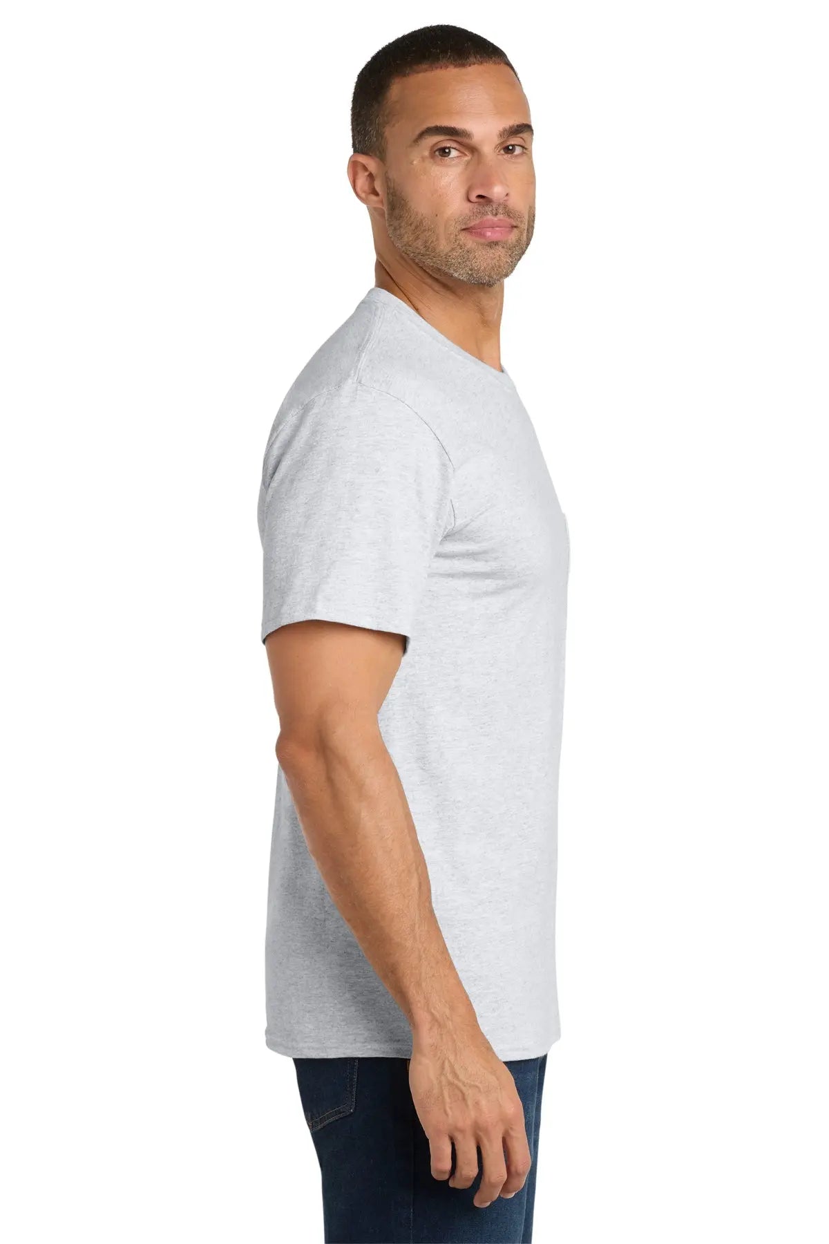 Port & Co™ Core Cotton Pocket Tee #PC54P