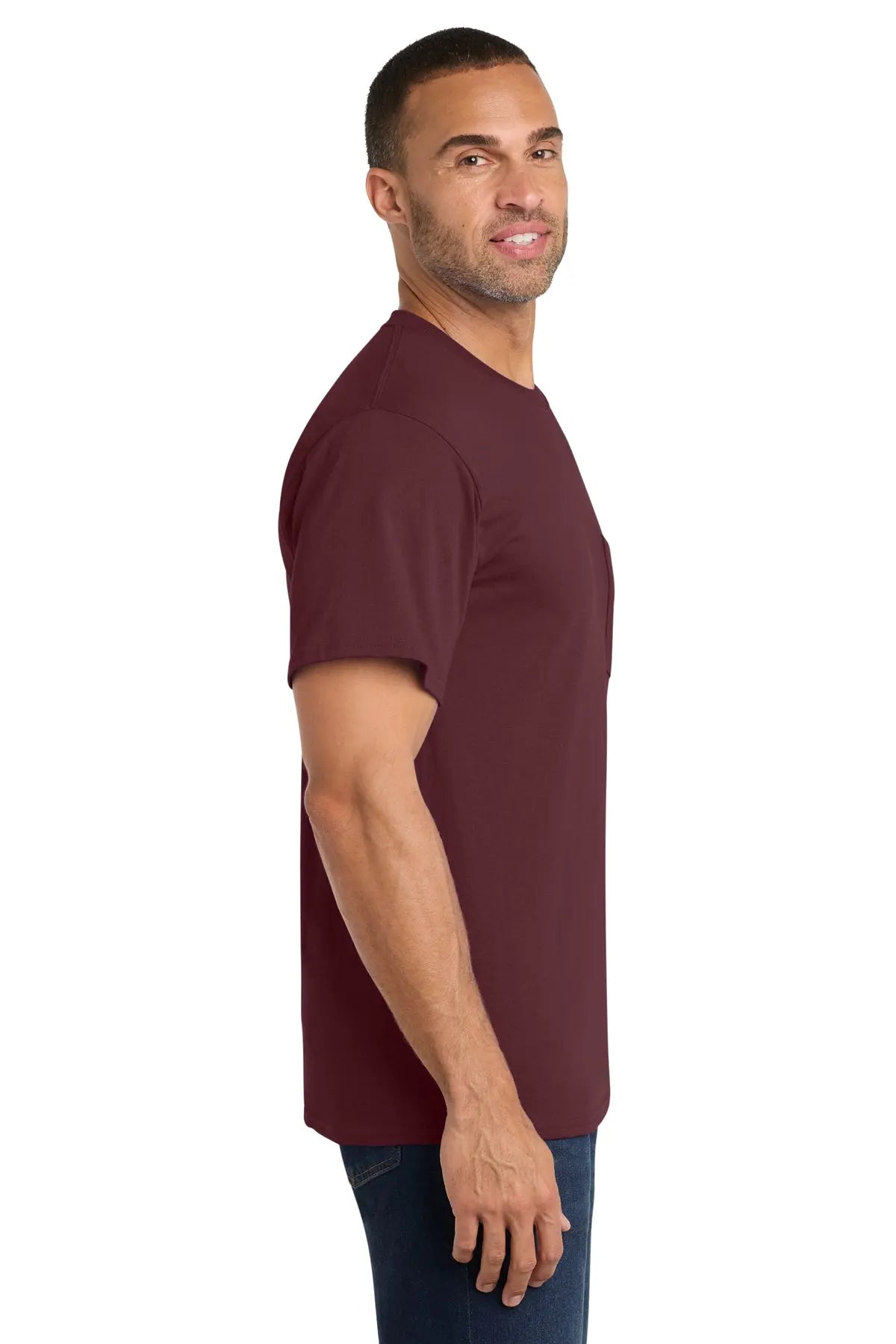 Port & Co™ Core Cotton Pocket Tee #PC54P