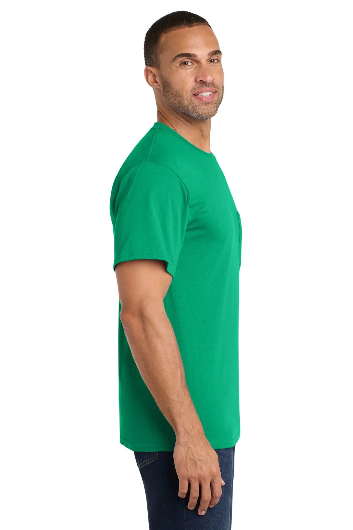 Port & Co™ Core Cotton Pocket Tee #PC54P