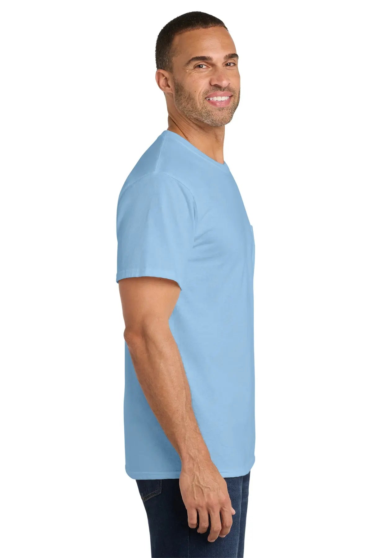 Port & Co™ Core Cotton Pocket Tee #PC54P