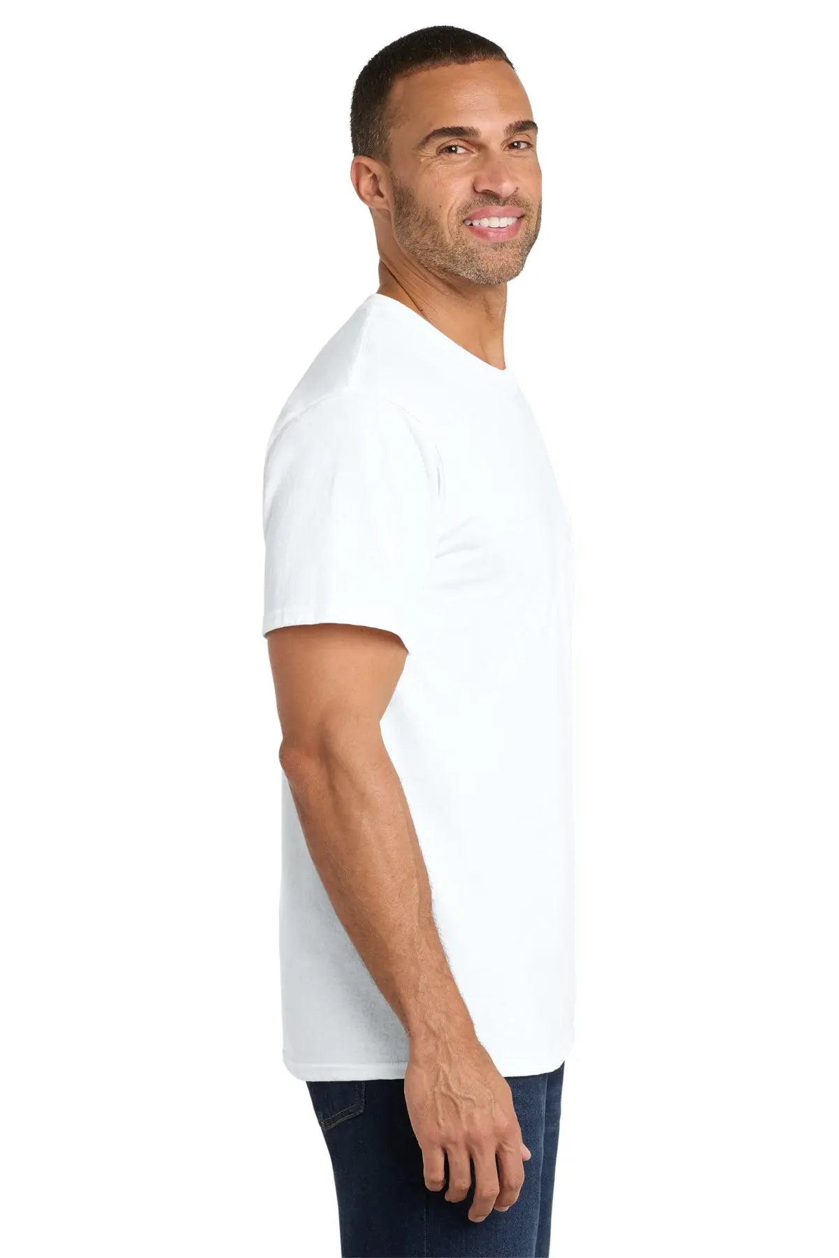 Port & Co™ Core Cotton Pocket Tee #PC54P