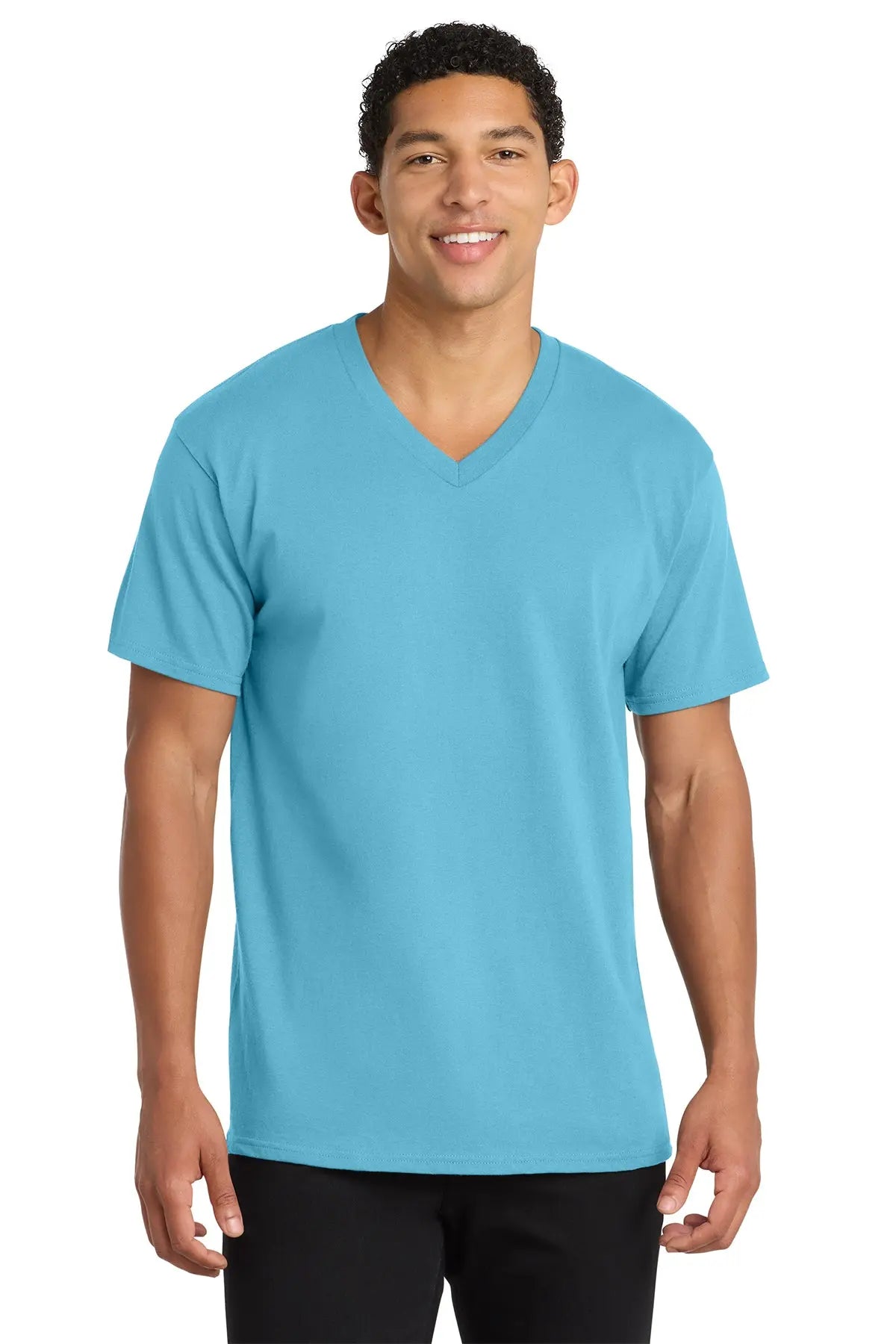 Port & Co™ Core Cotton V-Neck Tee #PC54V