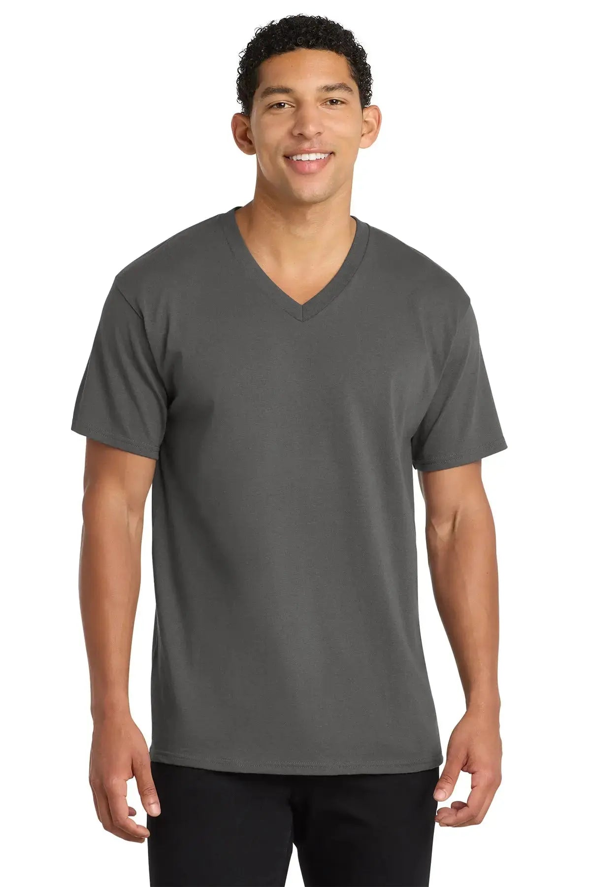 Port & Co™ Core Cotton V-Neck Tee #PC54V Game Over Merch