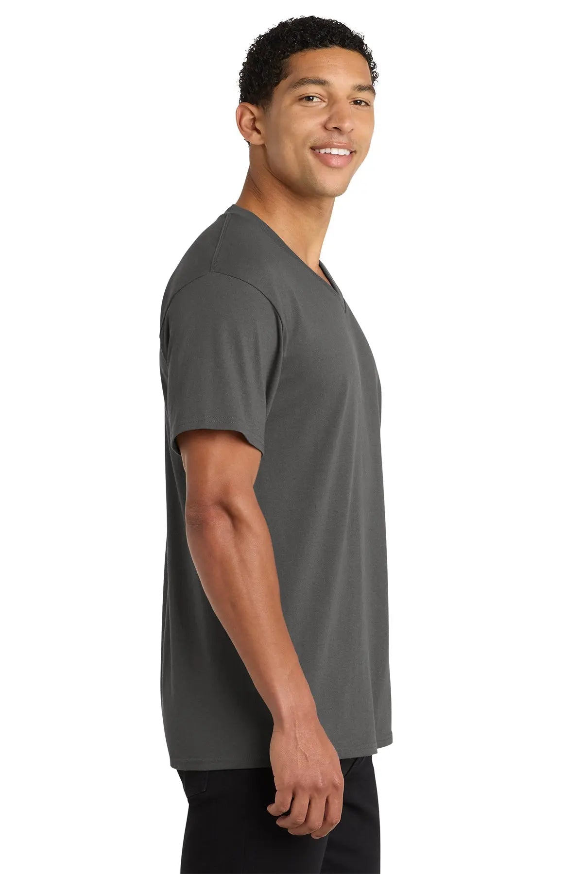 Port & Co™ Core Cotton V-Neck Tee #PC54V