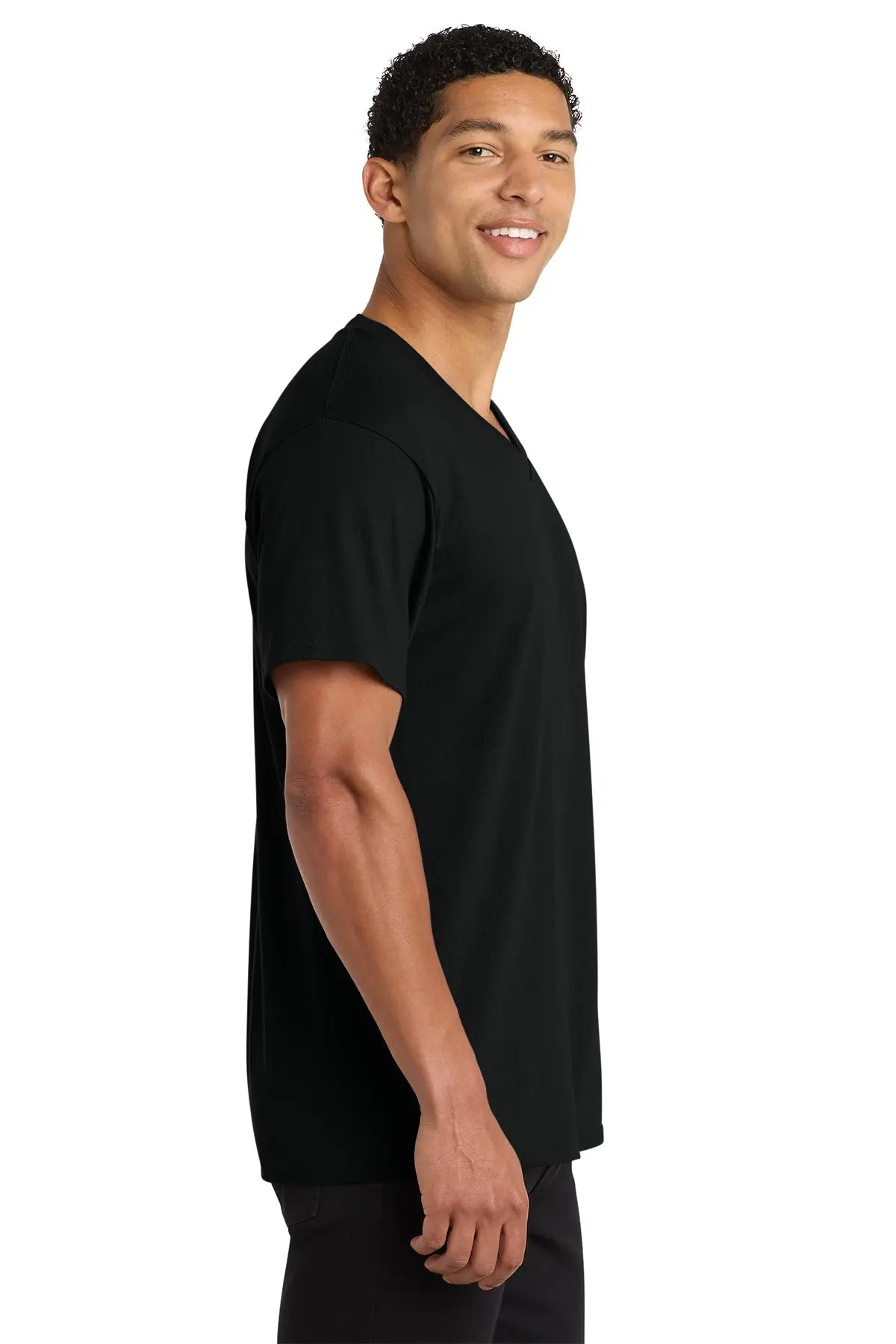 Port & Co™ Core Cotton V-Neck Tee #PC54V