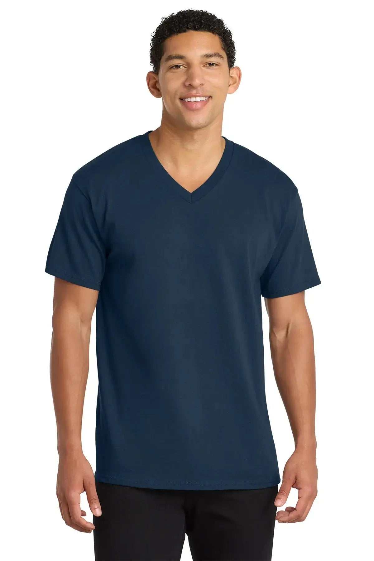 Port & Co™ Core Cotton V-Neck Tee #PC54V Game Over Merch