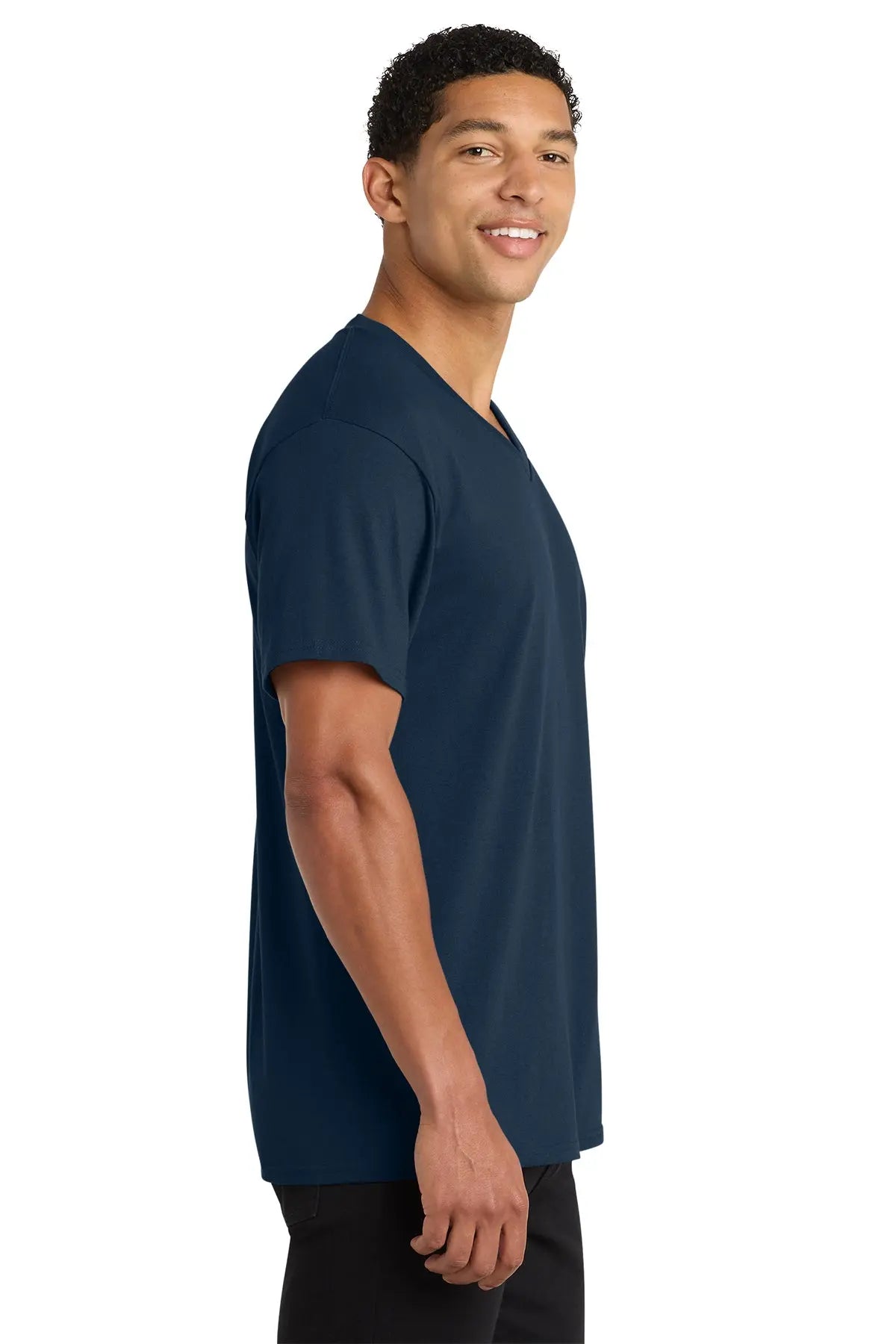 Port & Co™ Core Cotton V-Neck Tee #PC54V