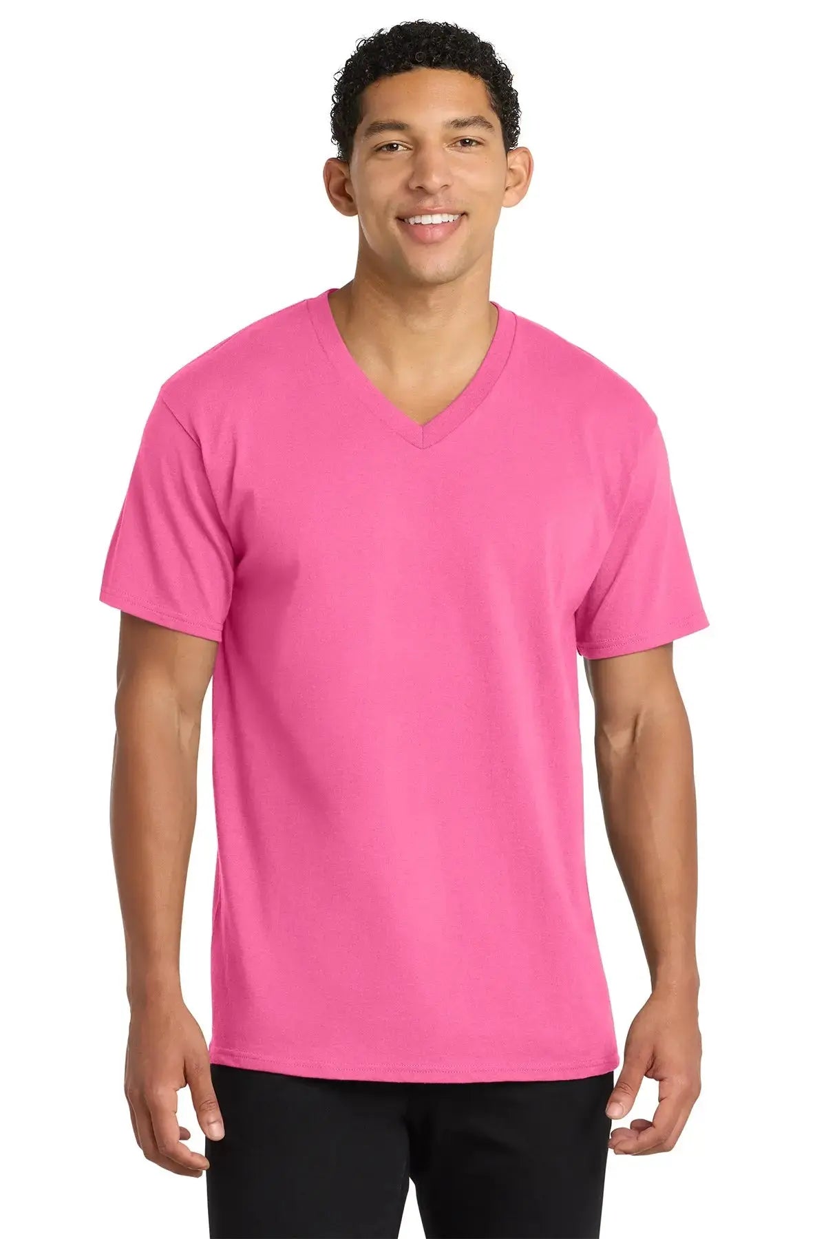 Port & Co™ Core Cotton V-Neck Tee #PC54V Game Over Merch
