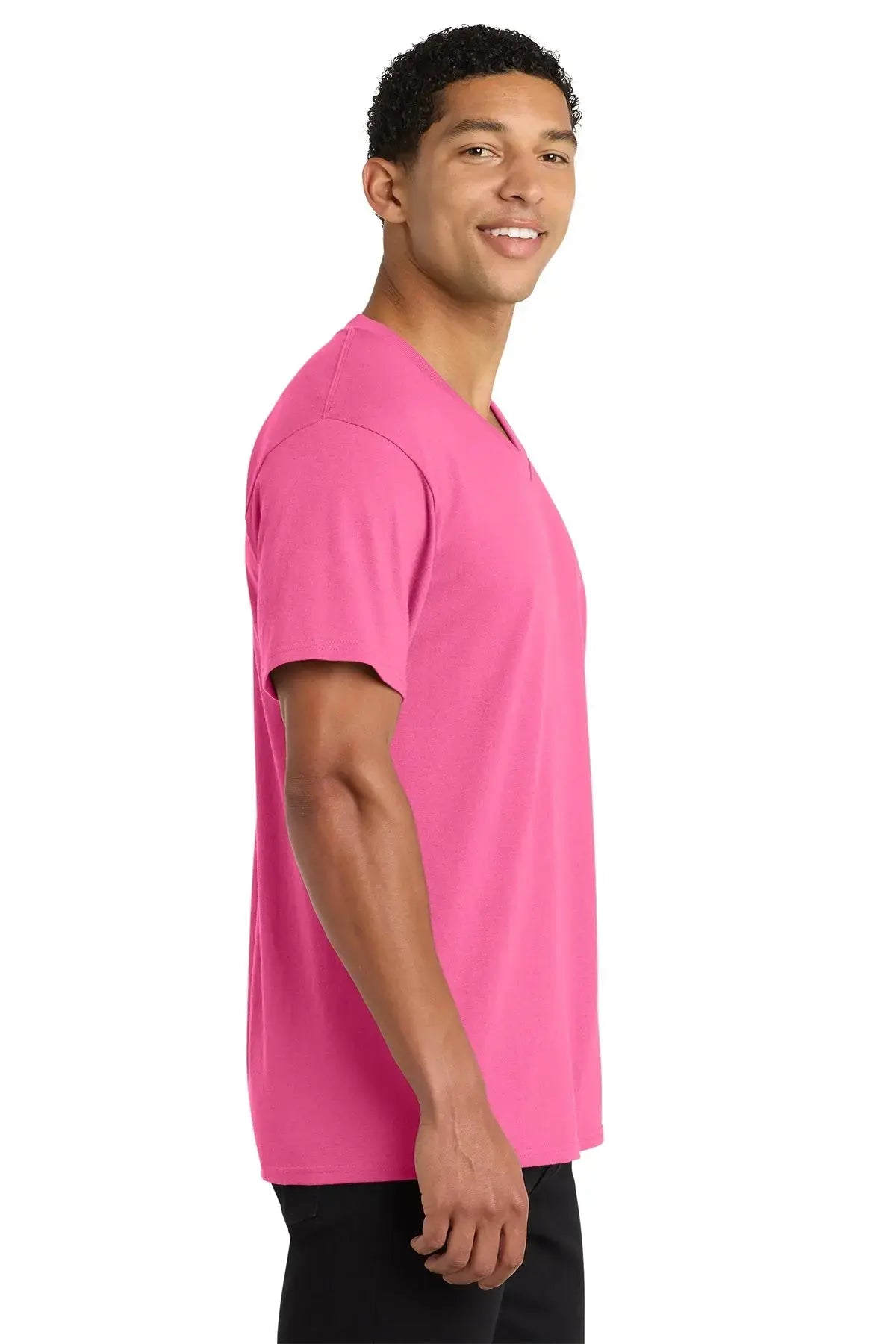 Port & Co™ Core Cotton V-Neck Tee #PC54V Game Over Merch