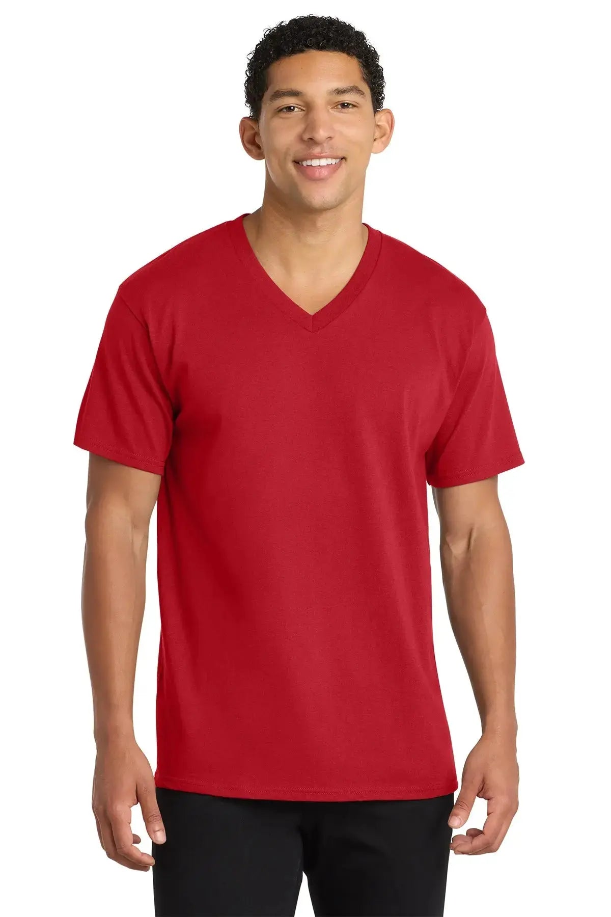 Port & Co™ Core Cotton V-Neck Tee #PC54V Game Over Merch