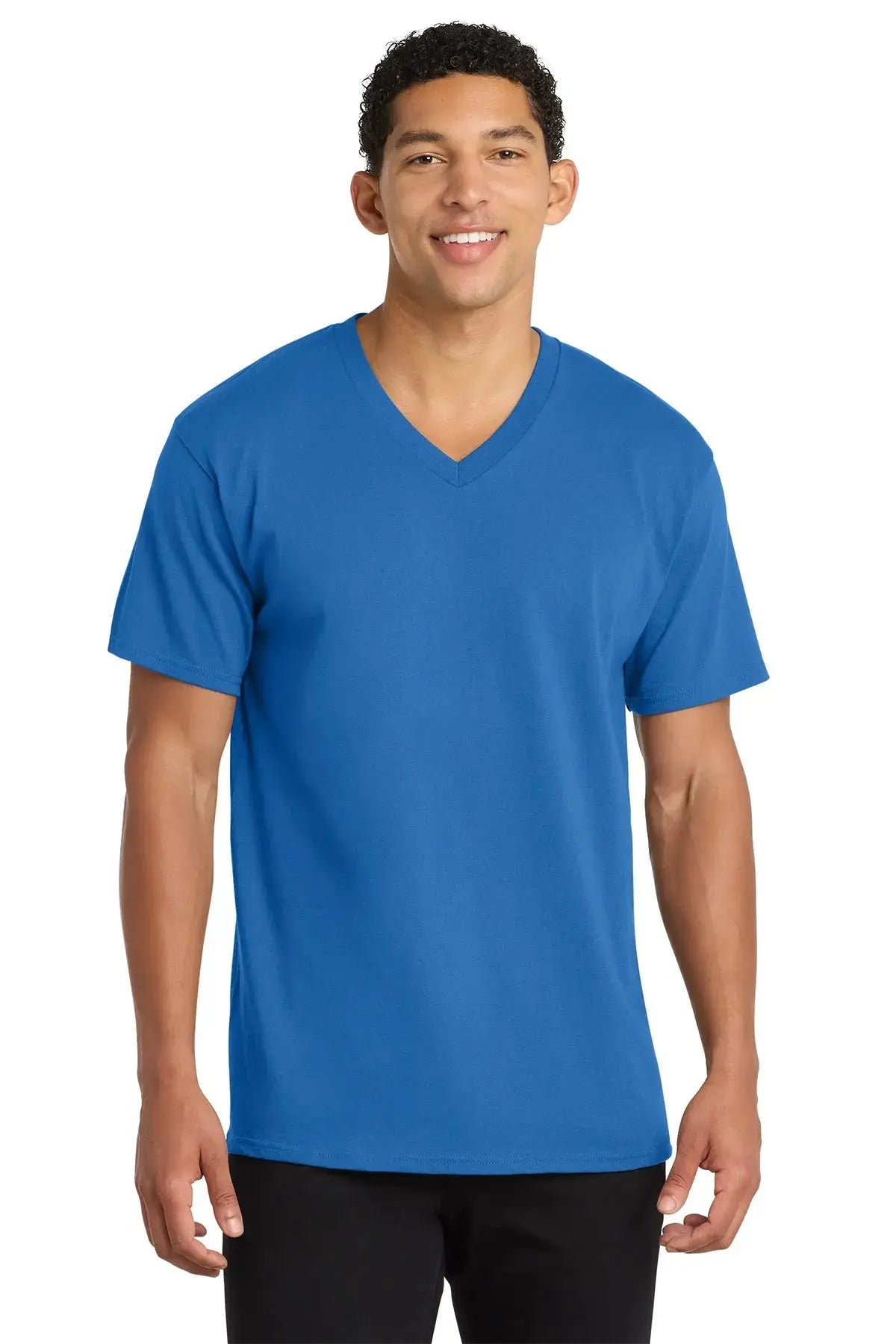 Port & Co™ Core Cotton V-Neck Tee #PC54V Game Over Merch