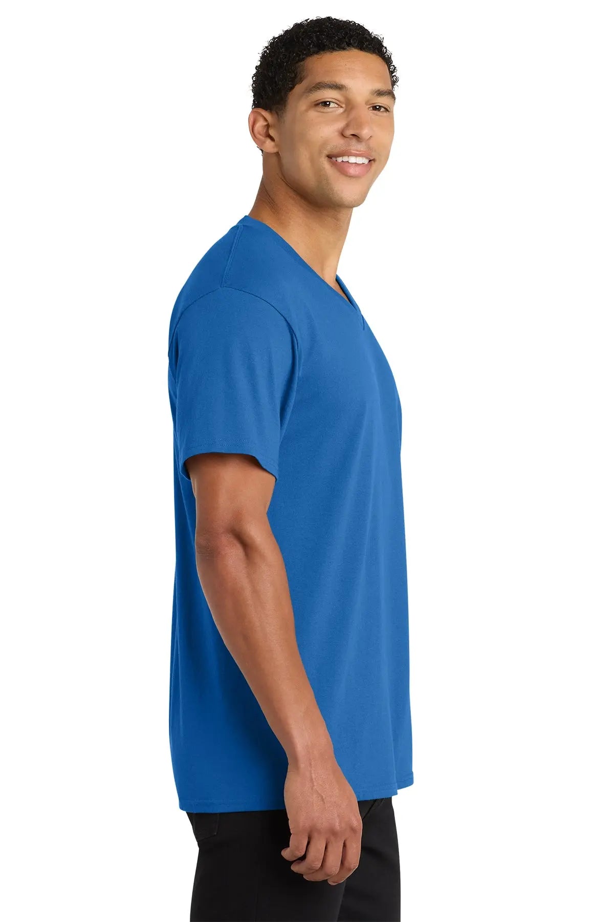 Port & Co™ Core Cotton V-Neck Tee #PC54V