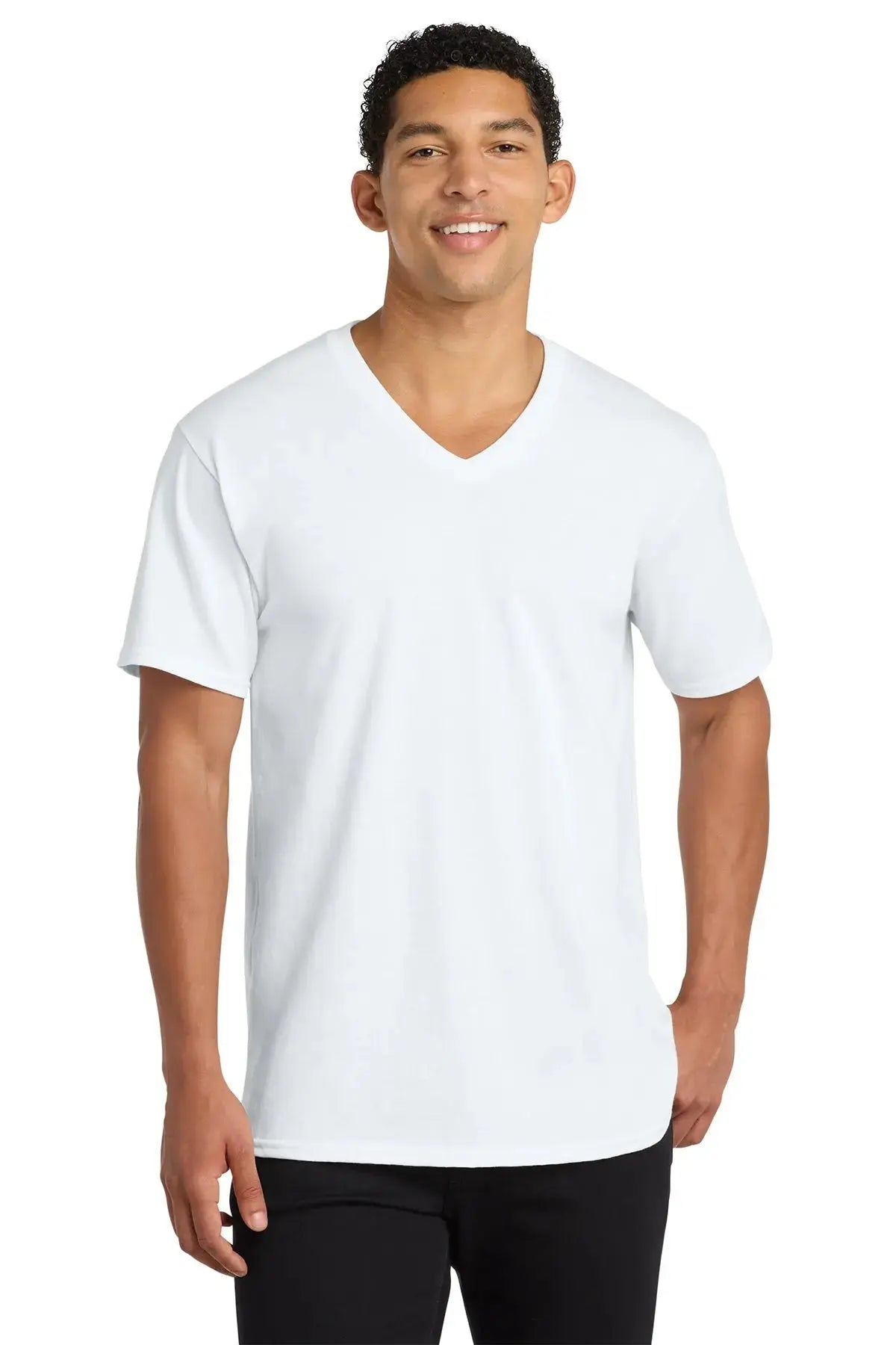 Port & Co™ Core Cotton V-Neck Tee #PC54V Game Over Merch