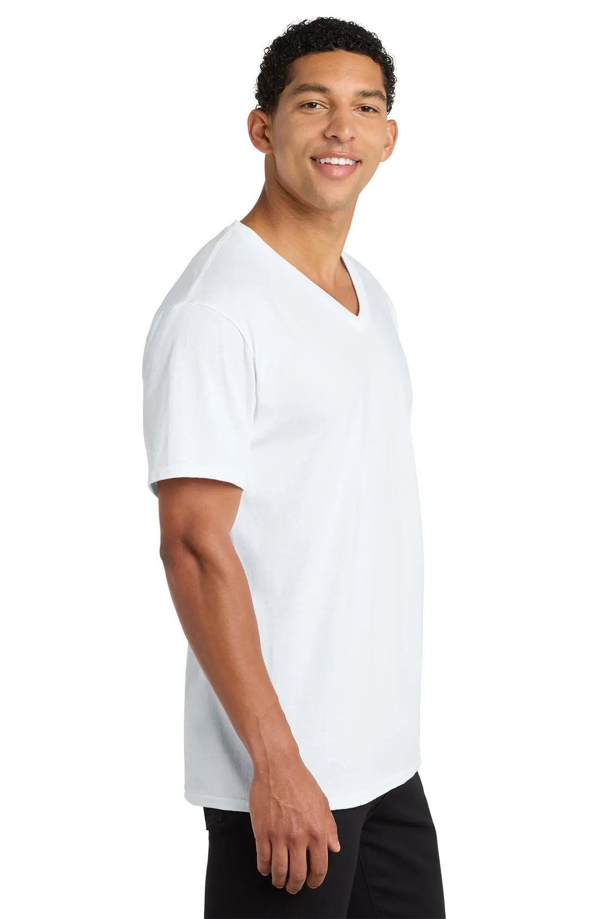 Port & Co™ Core Cotton V-Neck Tee #PC54V
