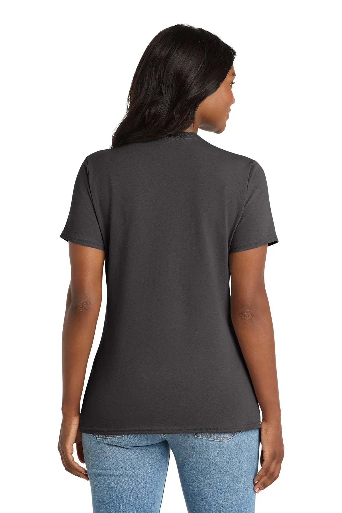Port & Co™ Women's Core Cotton V-Neck Tee #LPC54V