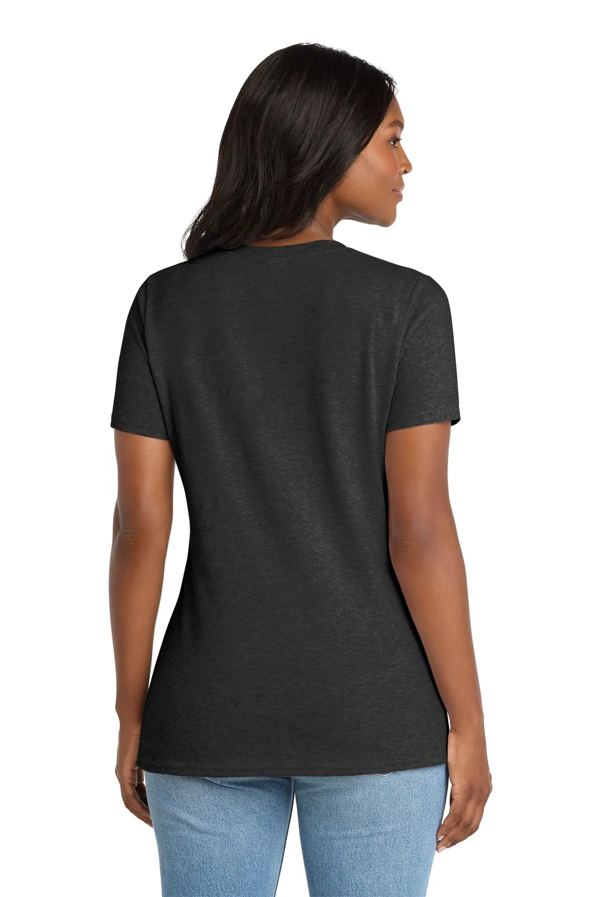 Port & Co™ Women's Core Cotton V-Neck Tee #LPC54V