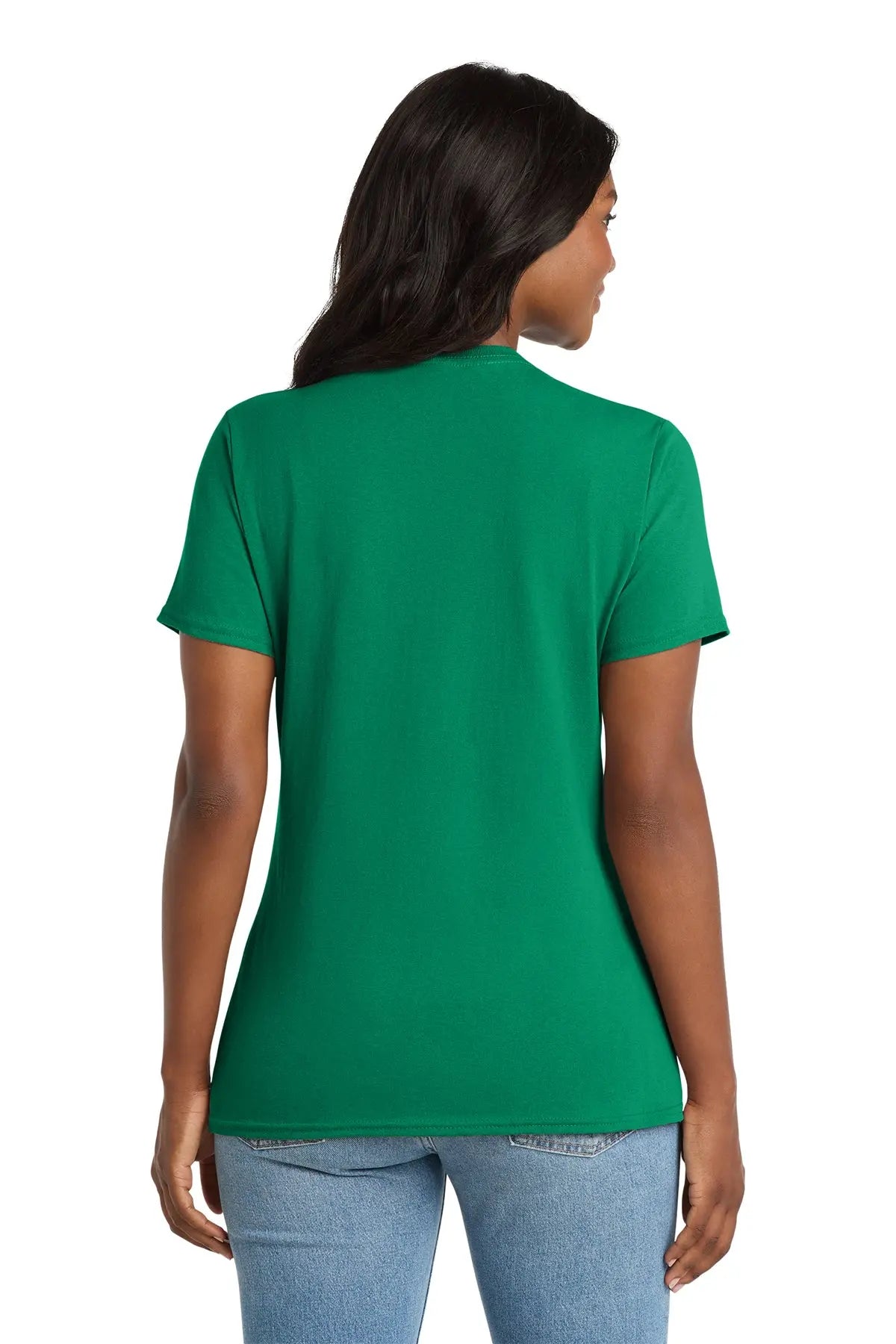 Port & Co™ Women's Core Cotton V-Neck Tee #LPC54V