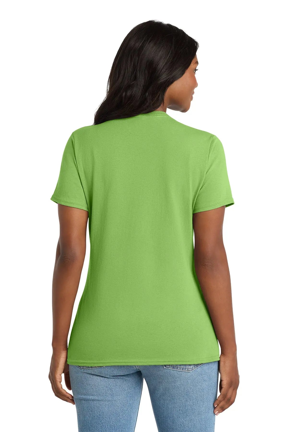 Port & Co™ Women's Core Cotton V-Neck Tee #LPC54V