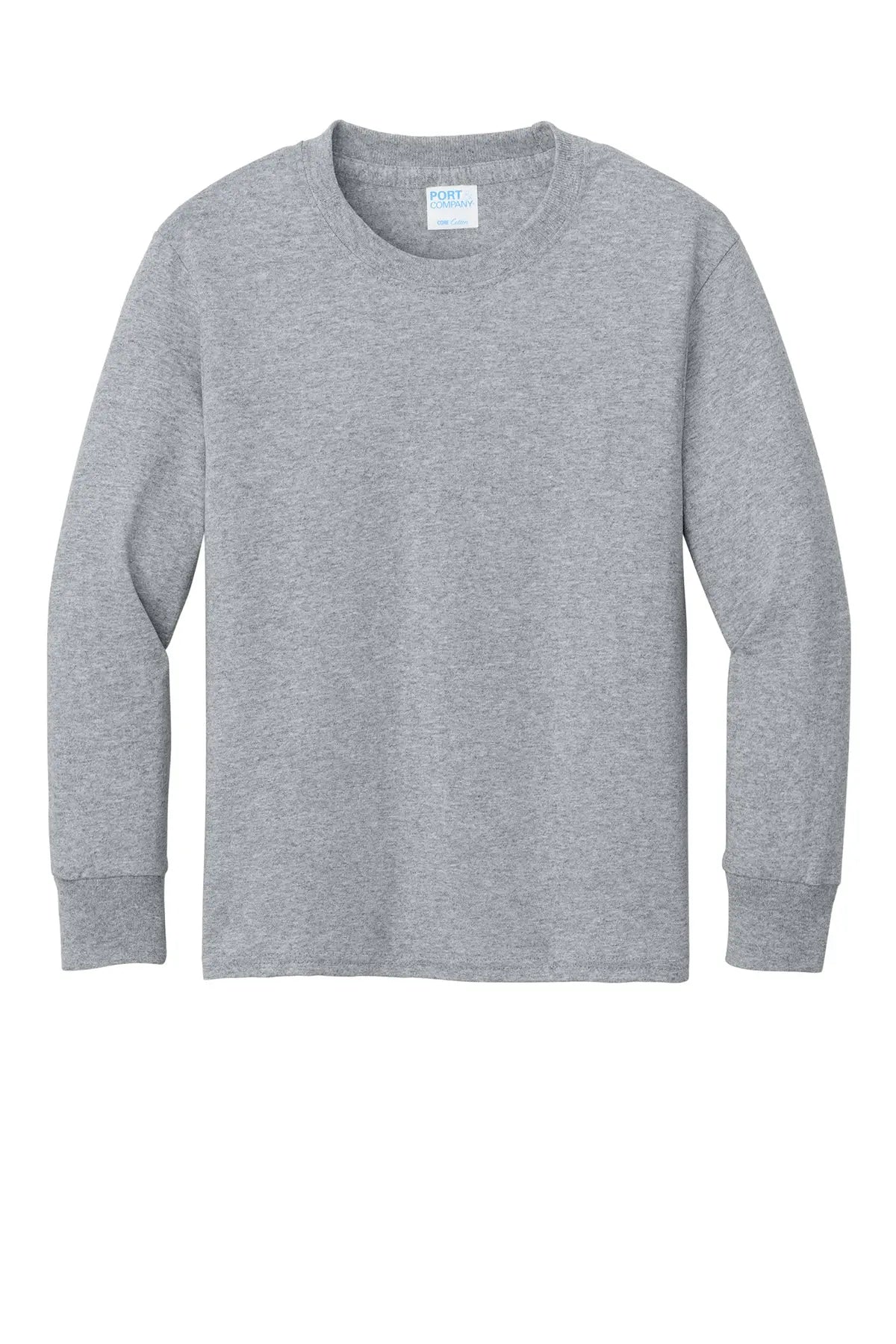 Port & Co™ Youth Long Sleeve Core Cotton Tee #PC54YLS
