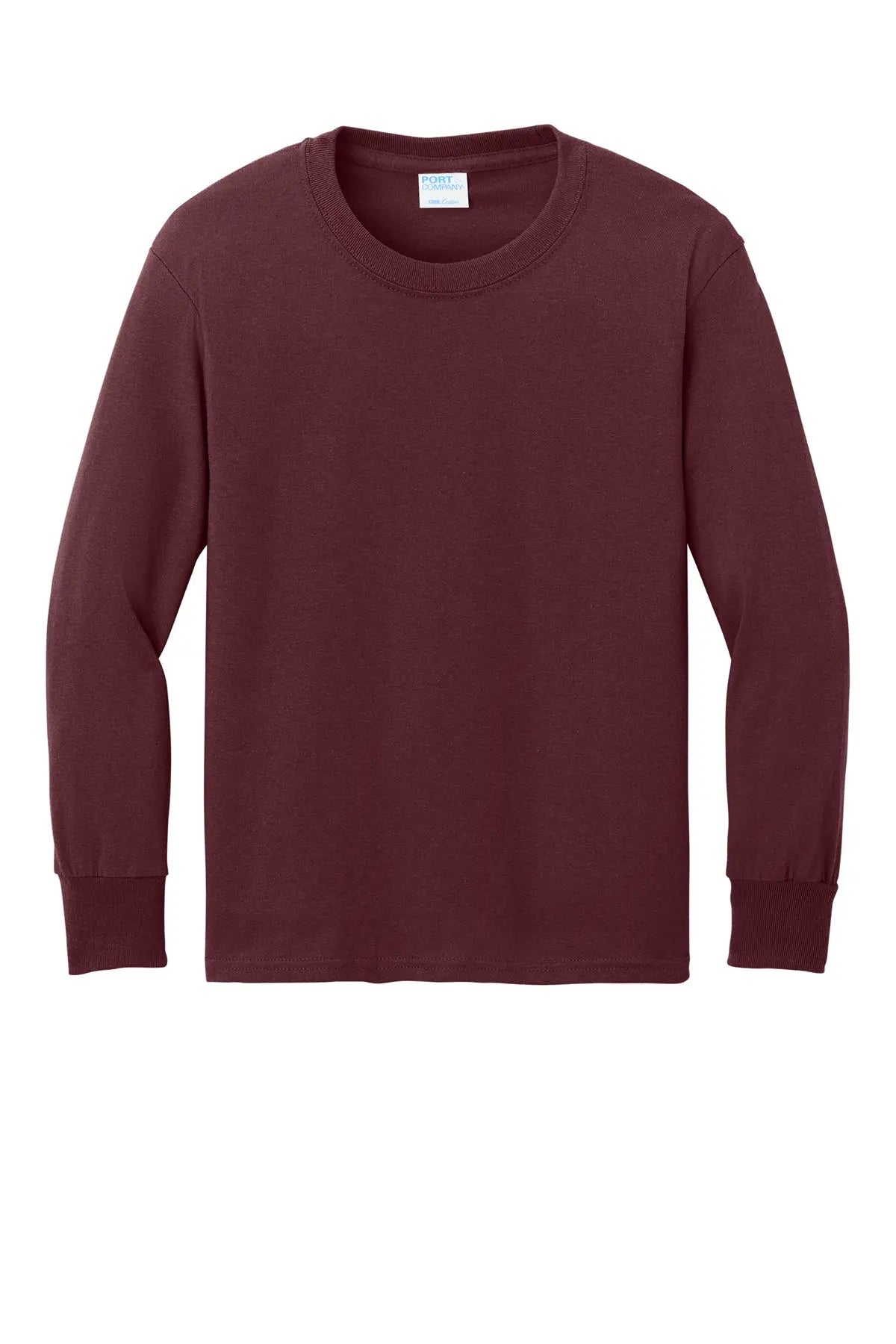 Port & Co™ Youth Long Sleeve Core Cotton Tee #PC54YLS