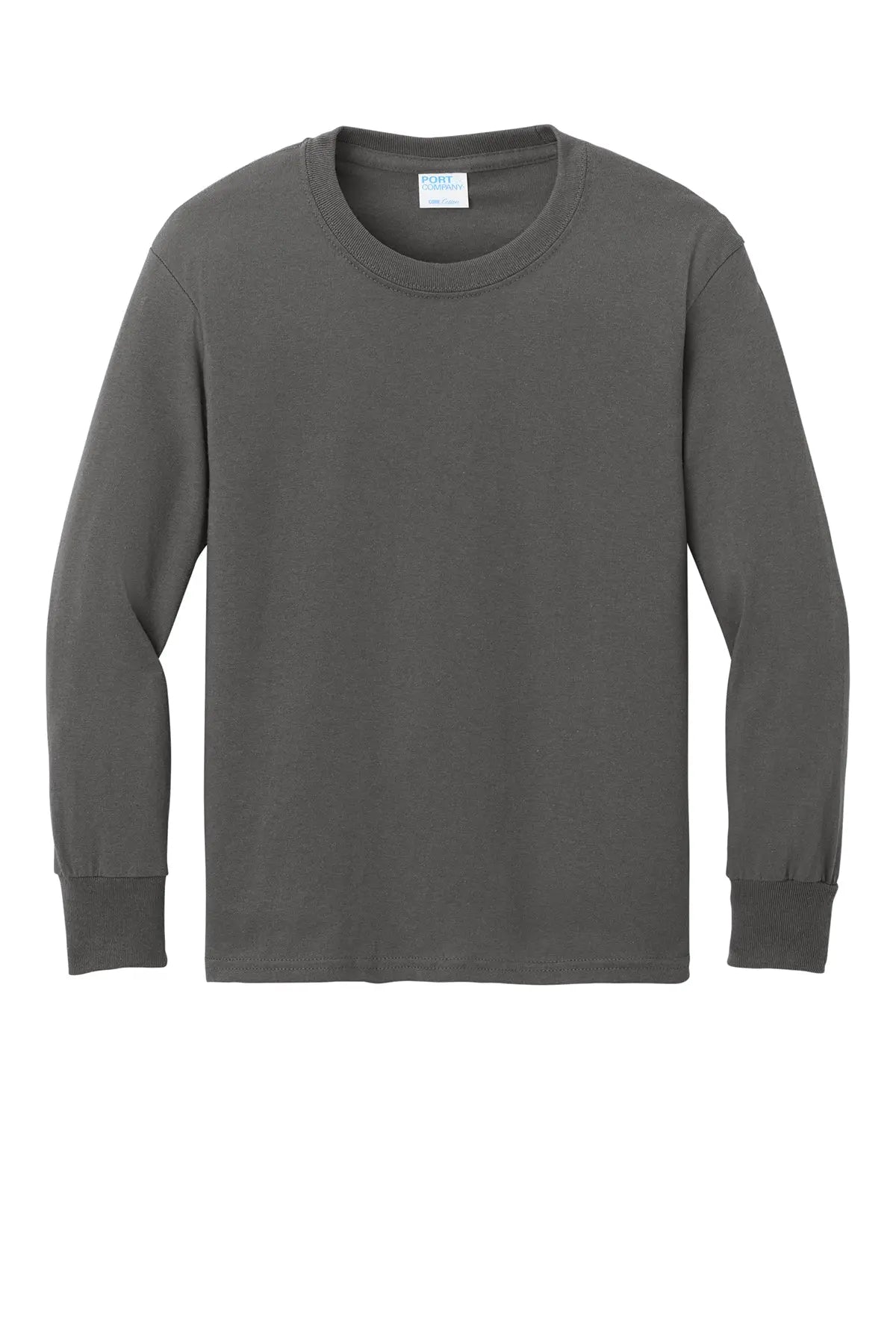 Port & Co™ Youth Long Sleeve Core Cotton Tee #PC54YLS