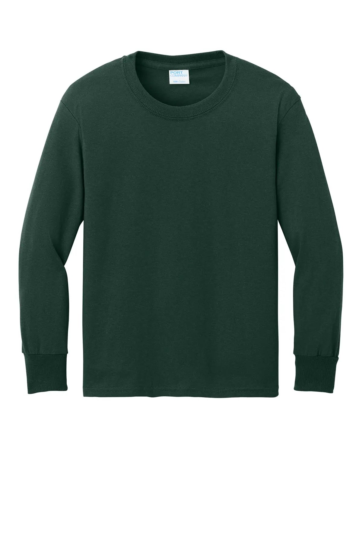 Port & Co™ Youth Long Sleeve Core Cotton Tee #PC54YLS