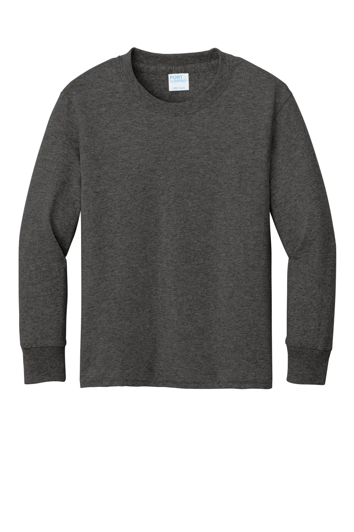 Port & Co™ Youth Long Sleeve Core Cotton Tee #PC54YLS
