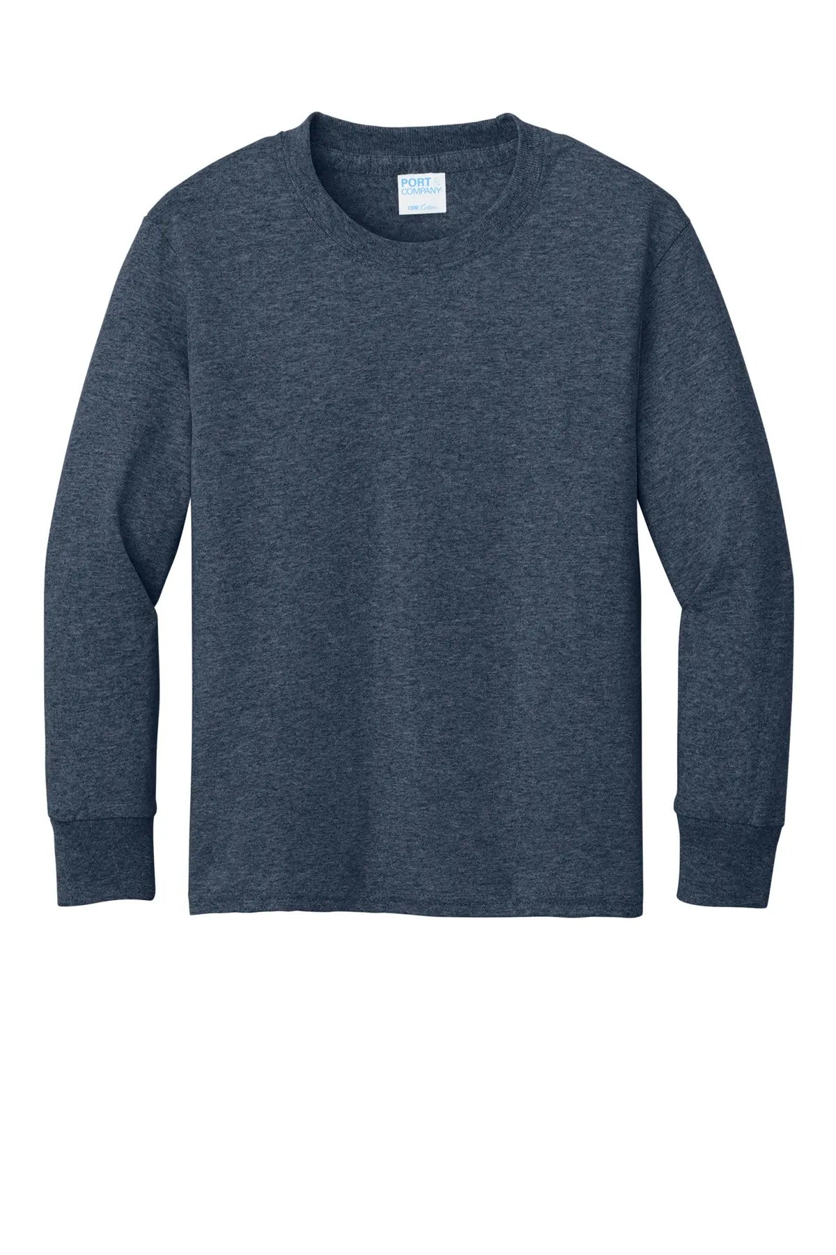 Port & Co™ Youth Long Sleeve Core Cotton Tee #PC54YLS