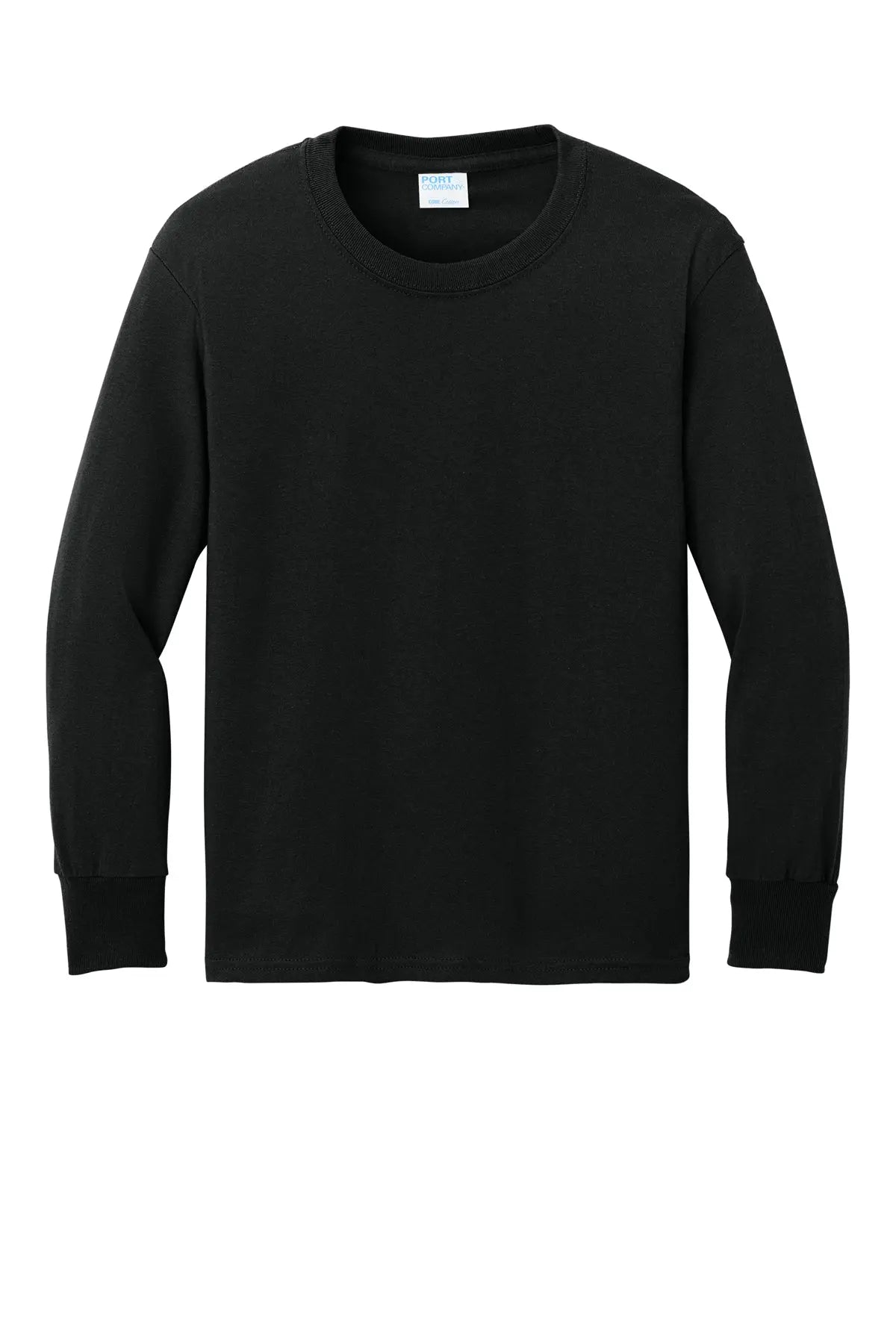 Port & Co™ Youth Long Sleeve Core Cotton Tee #PC54YLS