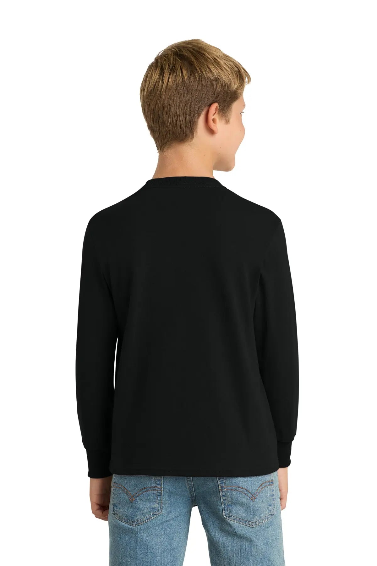 Port & Co™ Youth Long Sleeve Core Cotton Tee #PC54YLS