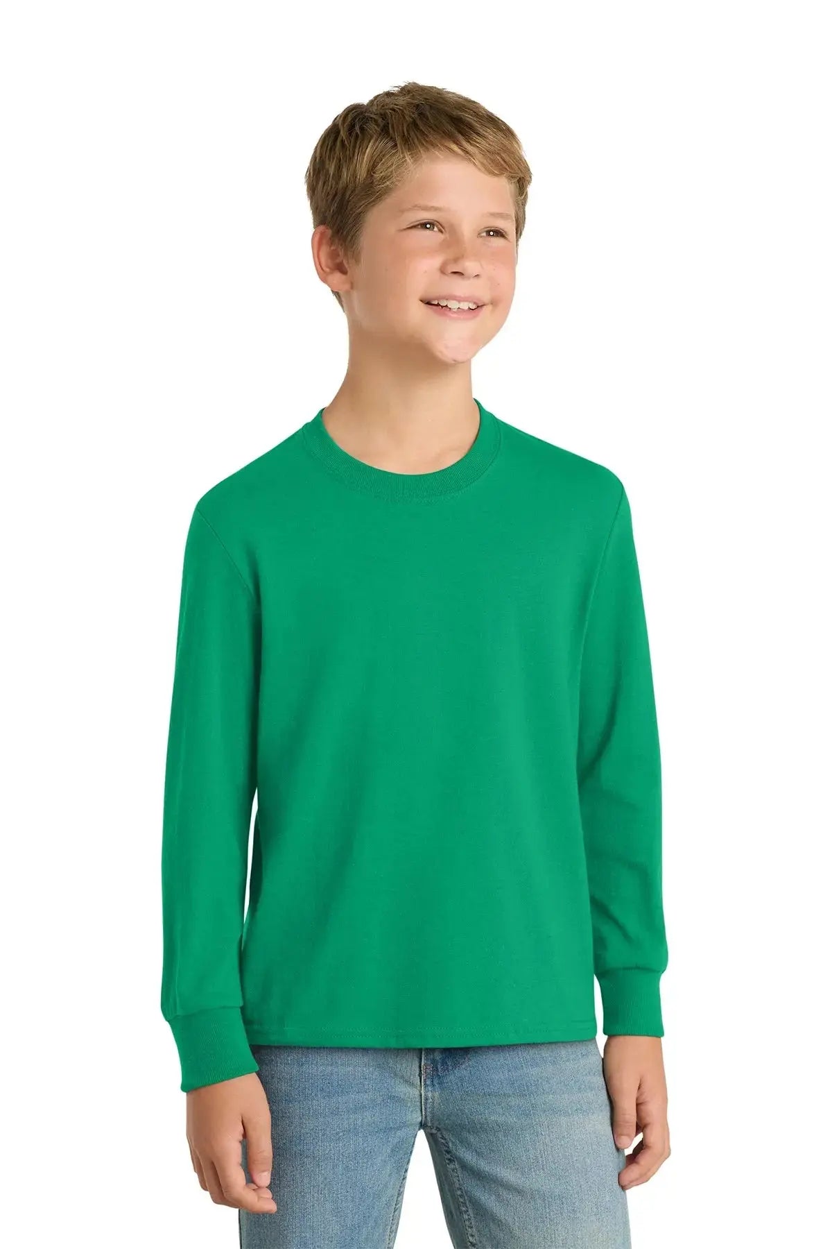 Port & Co™ Youth Long Sleeve Core Cotton Tee #PC54YLS Game Over Merch
