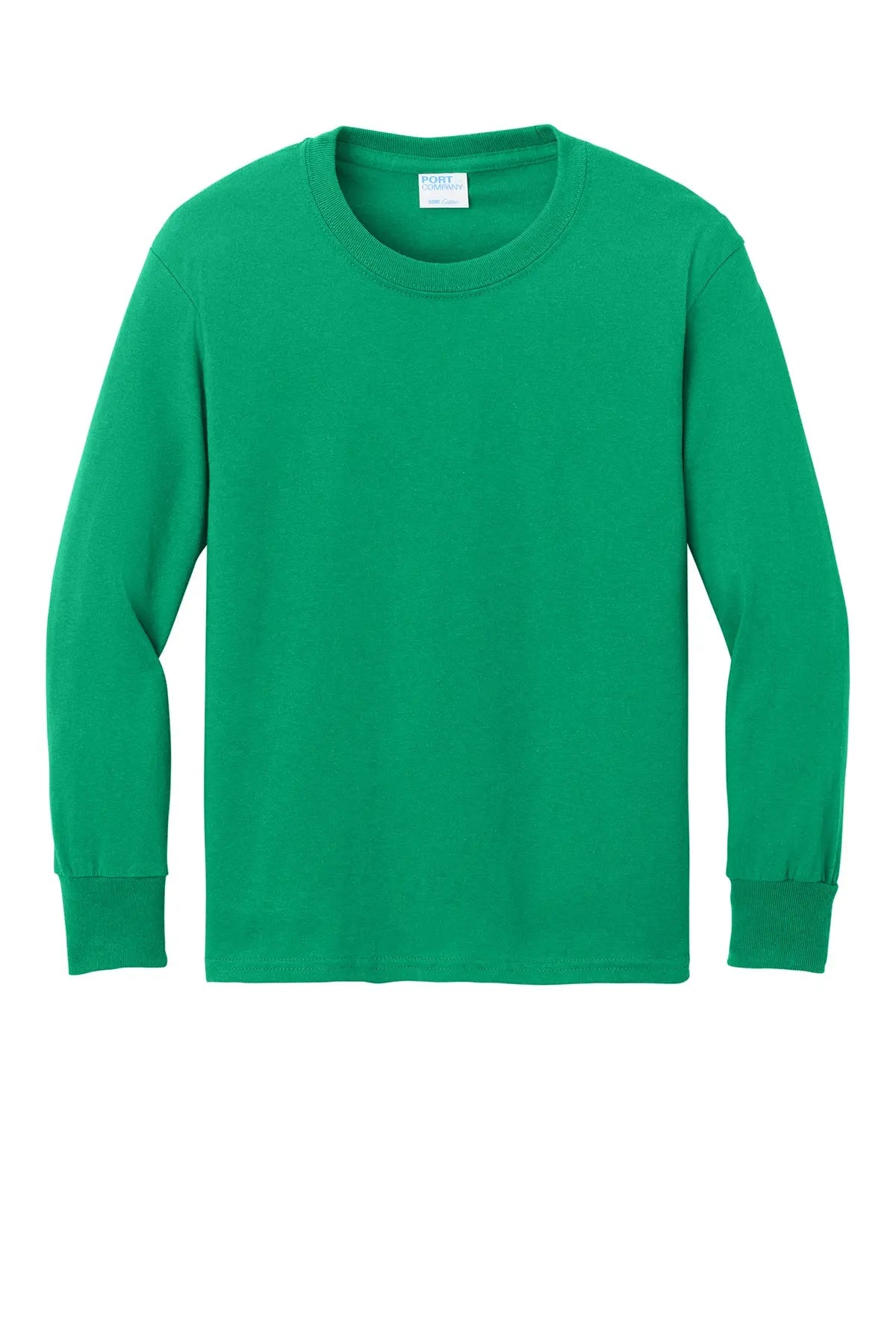 Port & Co™ Youth Long Sleeve Core Cotton Tee #PC54YLS