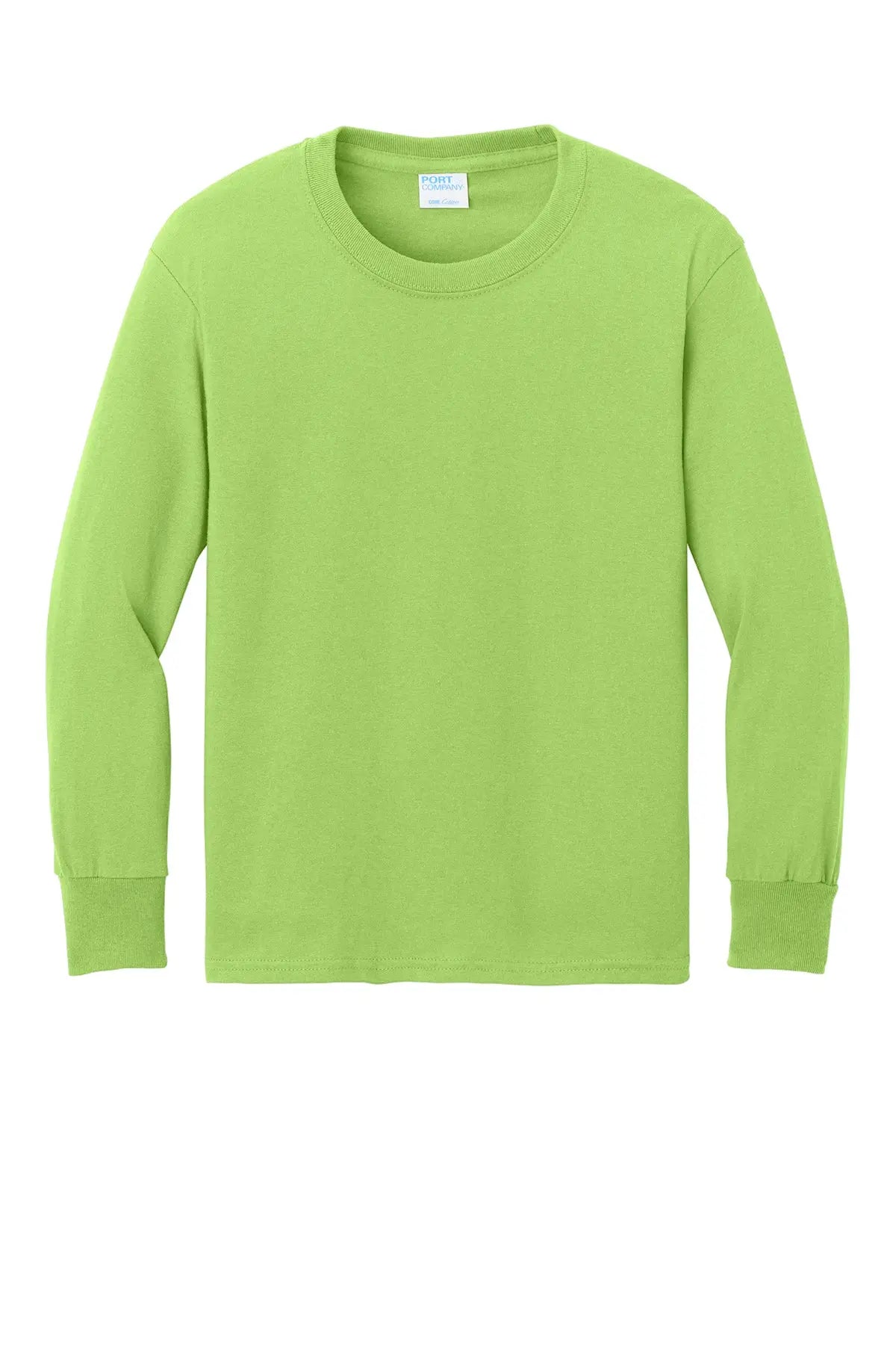 Port & Co™ Youth Long Sleeve Core Cotton Tee #PC54YLS