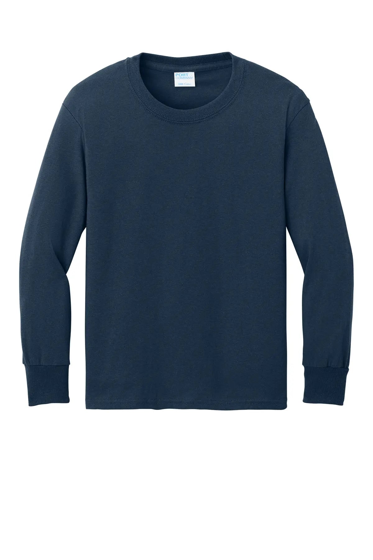 Port & Co™ Youth Long Sleeve Core Cotton Tee #PC54YLS