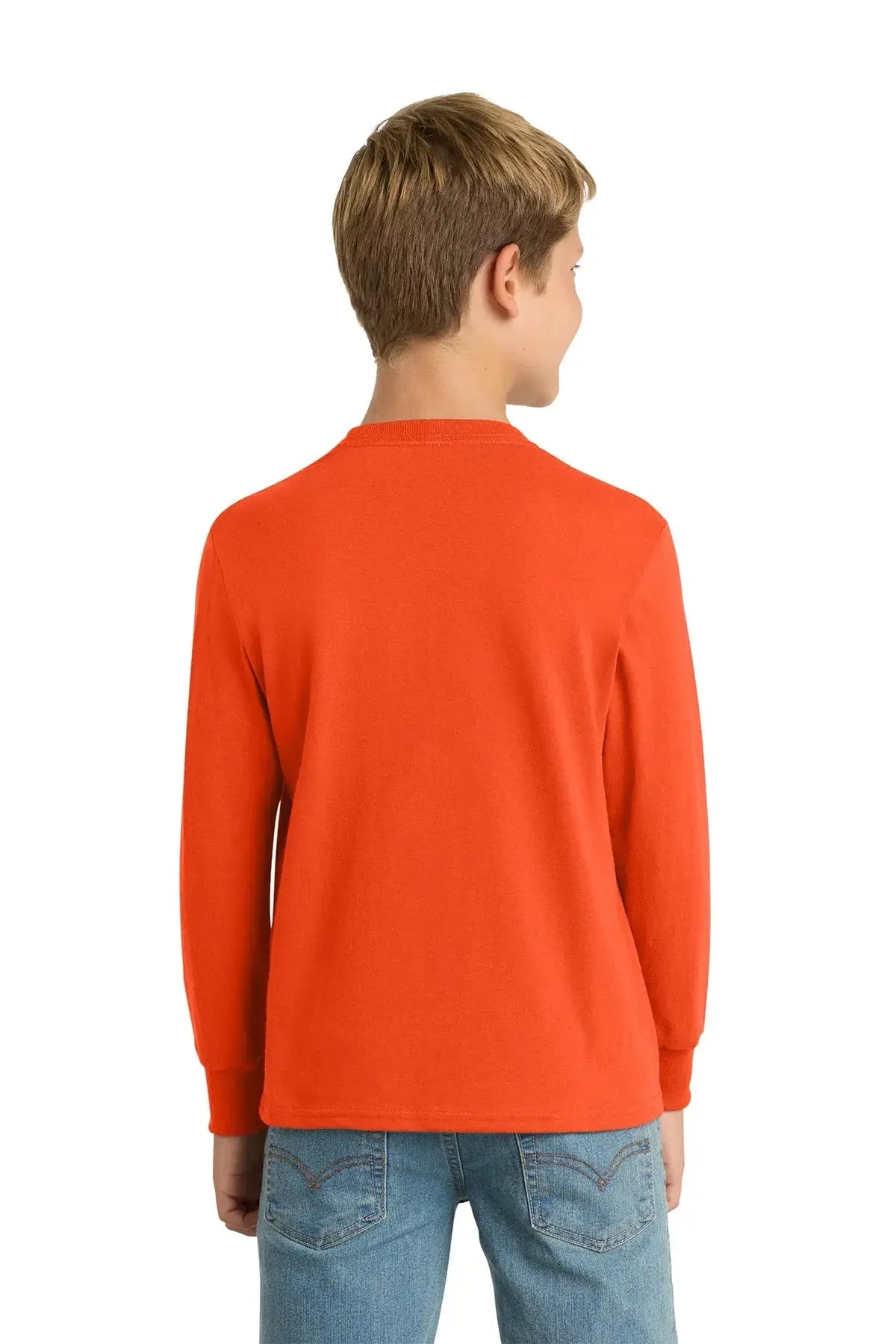 Port & Co™ Youth Long Sleeve Core Cotton Tee #PC54YLS Game Over Merch