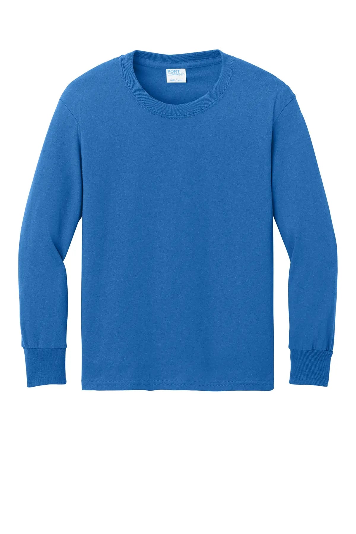 Port & Co™ Youth Long Sleeve Core Cotton Tee #PC54YLS