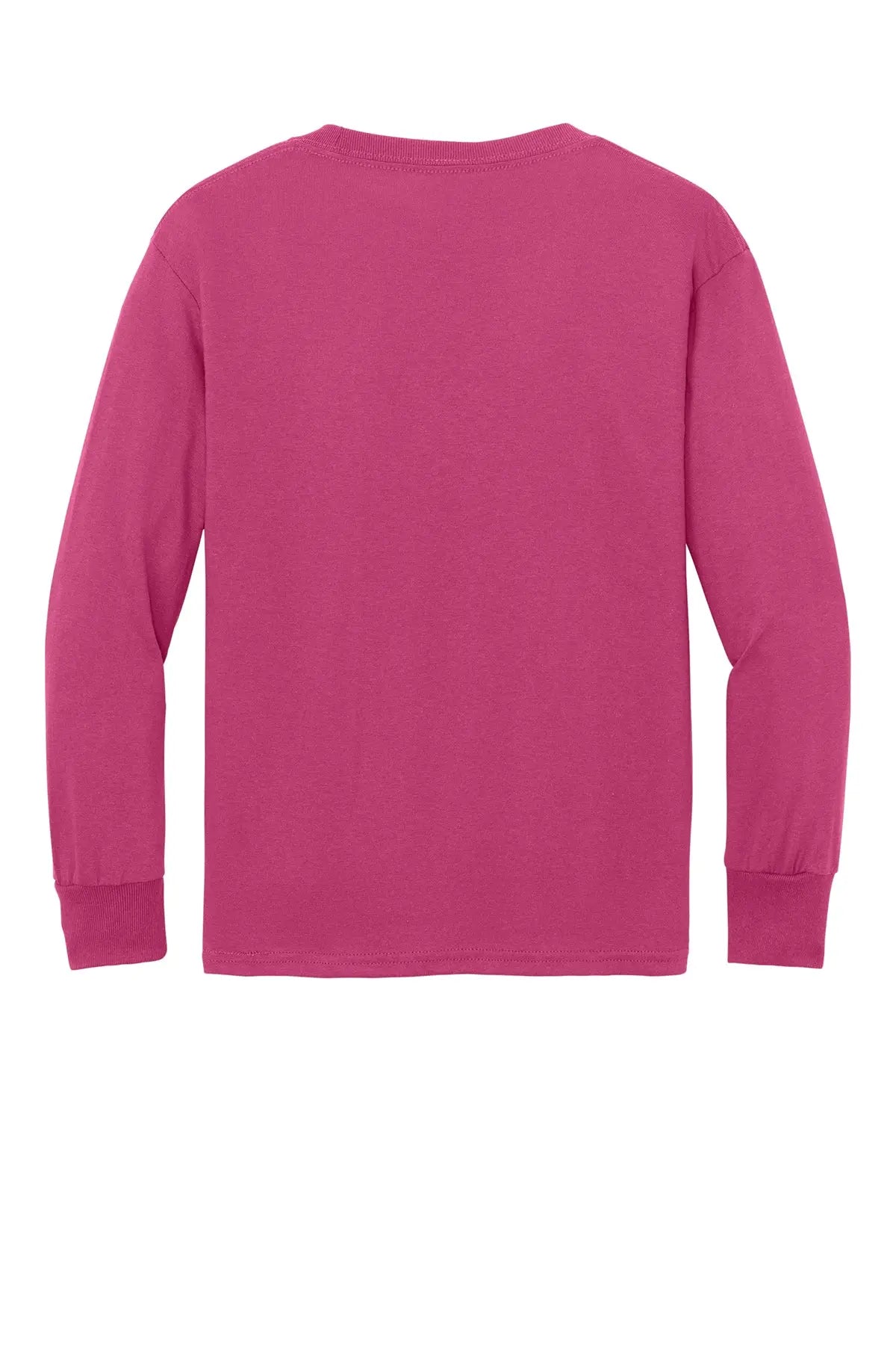Port & Co™ Youth Long Sleeve Core Cotton Tee #PC54YLS