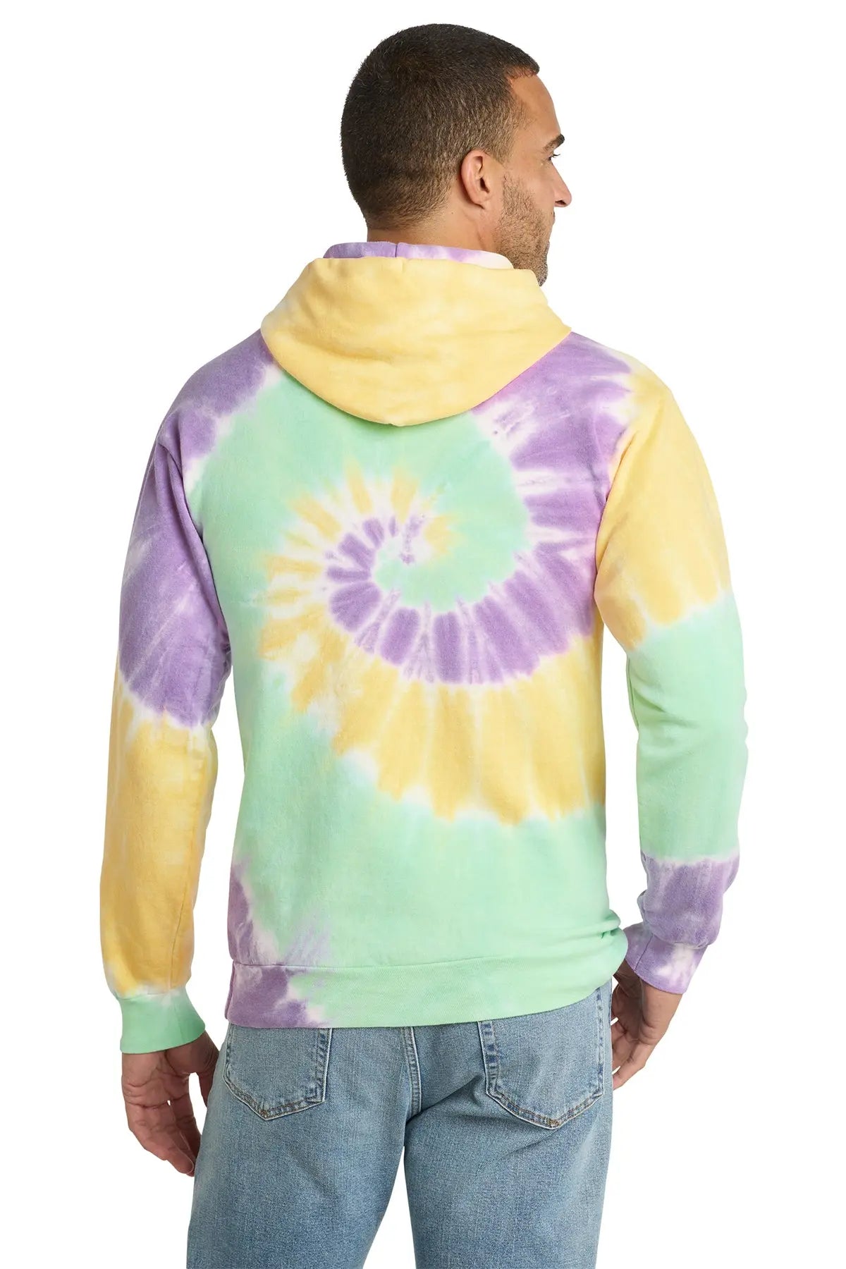 Port & Co™ Tie-Dye Pullover Hooded Sweatshirt #PC146