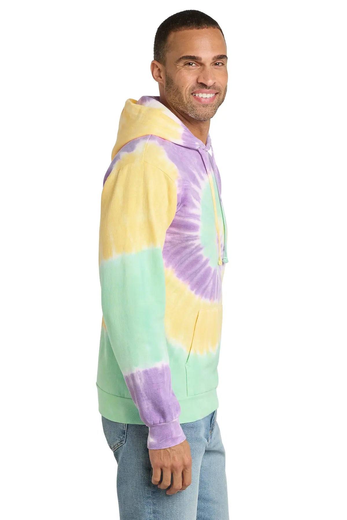 Port & Co™ Tie-Dye Pullover Hooded Sweatshirt #PC146