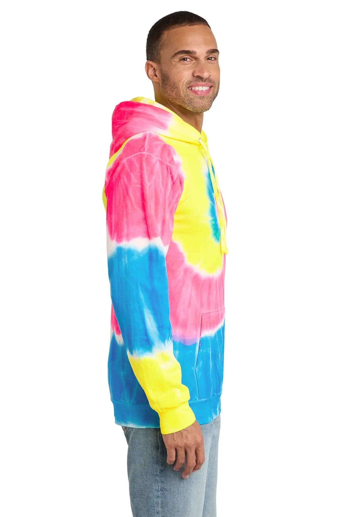 Port & Co™ Tie-Dye Pullover Hooded Sweatshirt #PC146