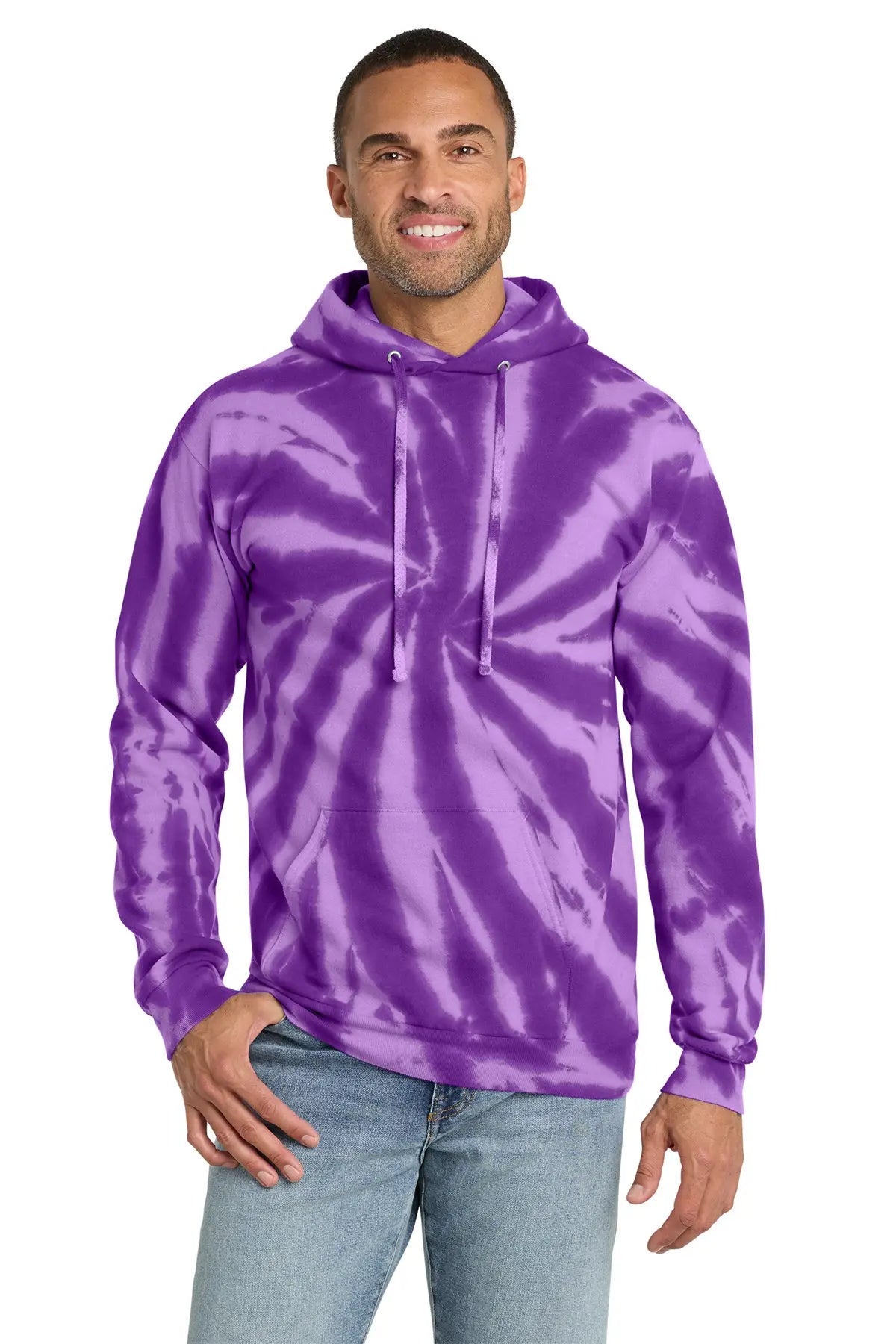 Port & Co™ Tie-Dye Pullover Hooded Sweatshirt #PC146