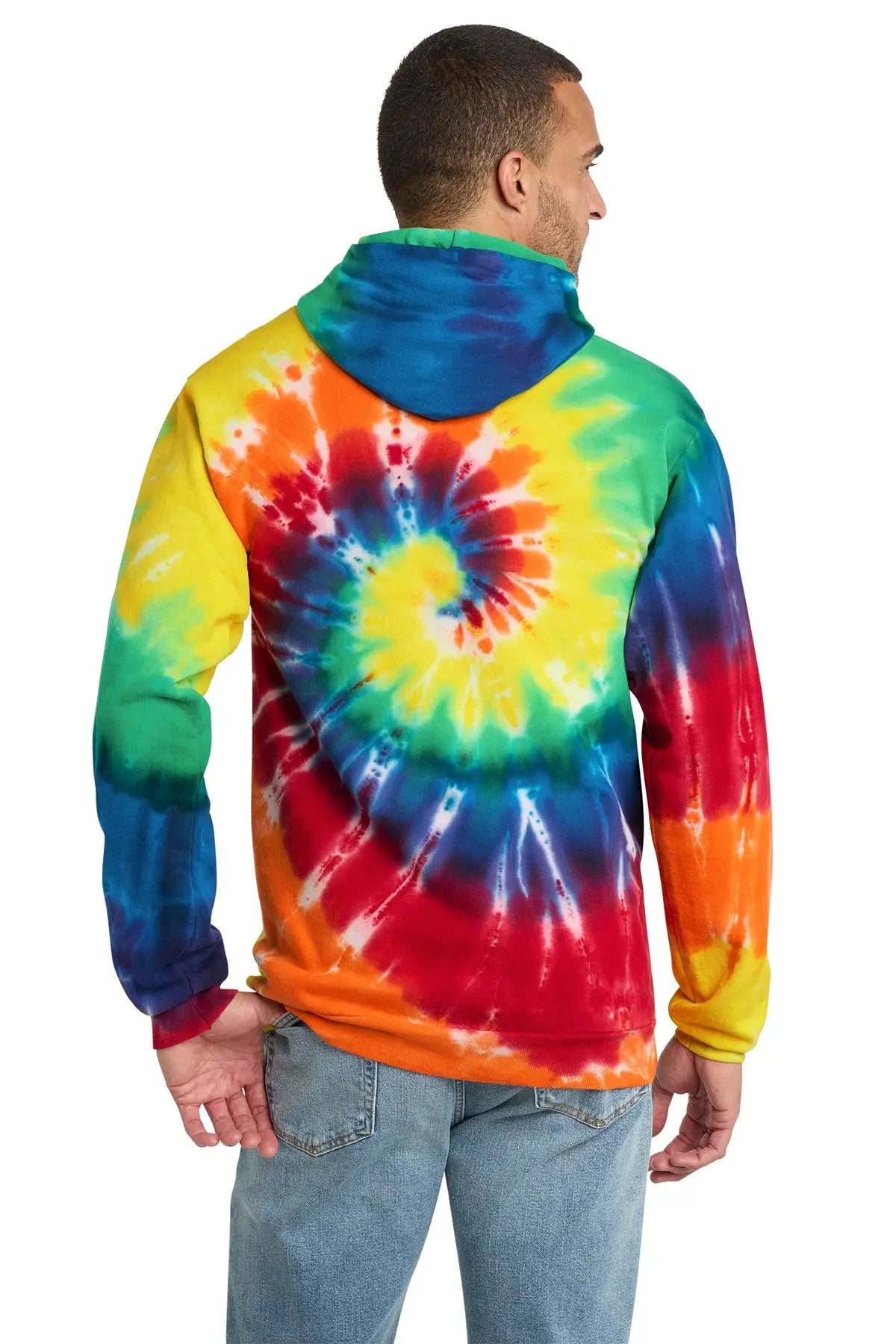 Port & Co™ Tie-Dye Pullover Hooded Sweatshirt #PC146