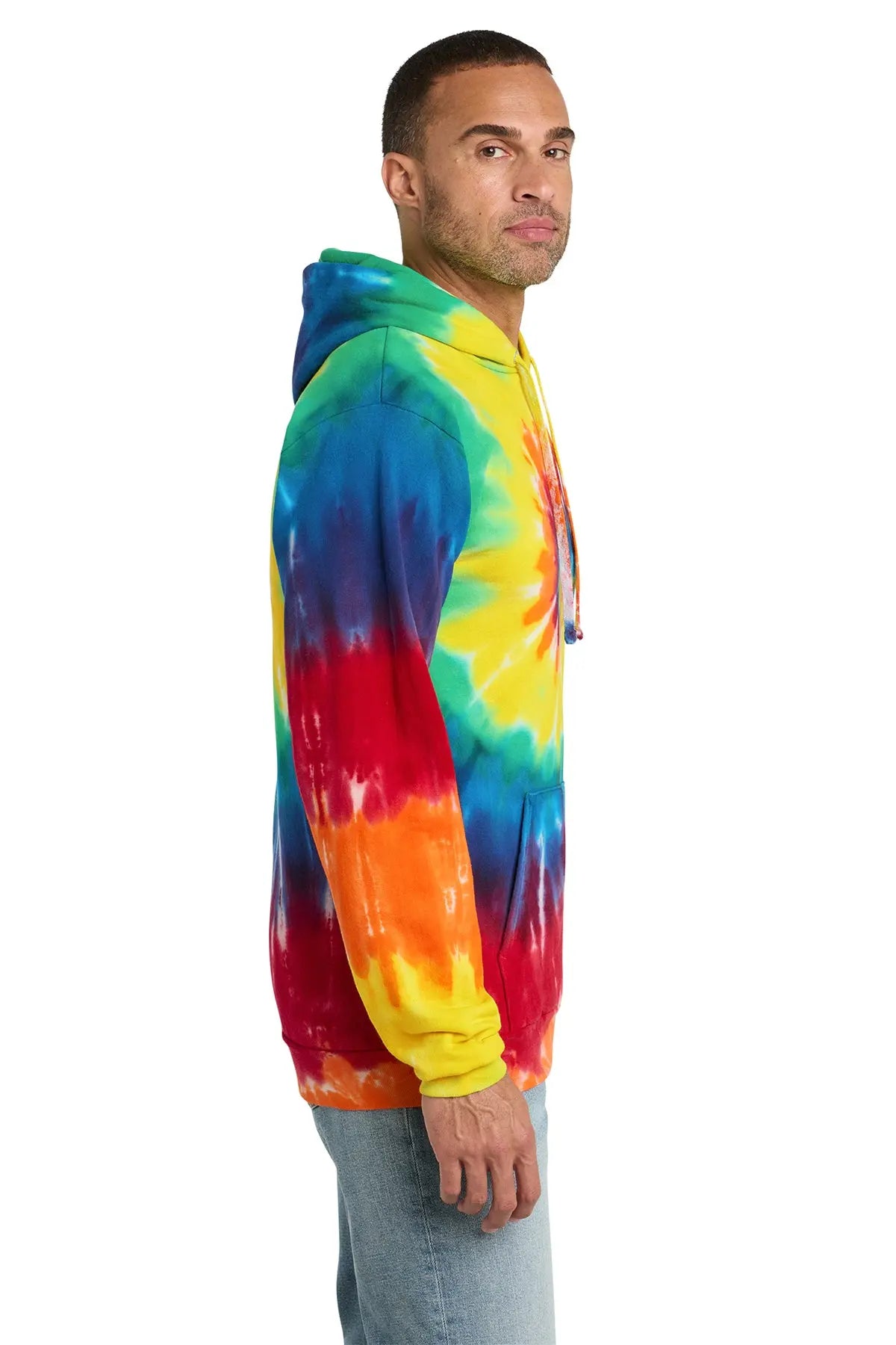 Port & Co™ Tie-Dye Pullover Hooded Sweatshirt #PC146