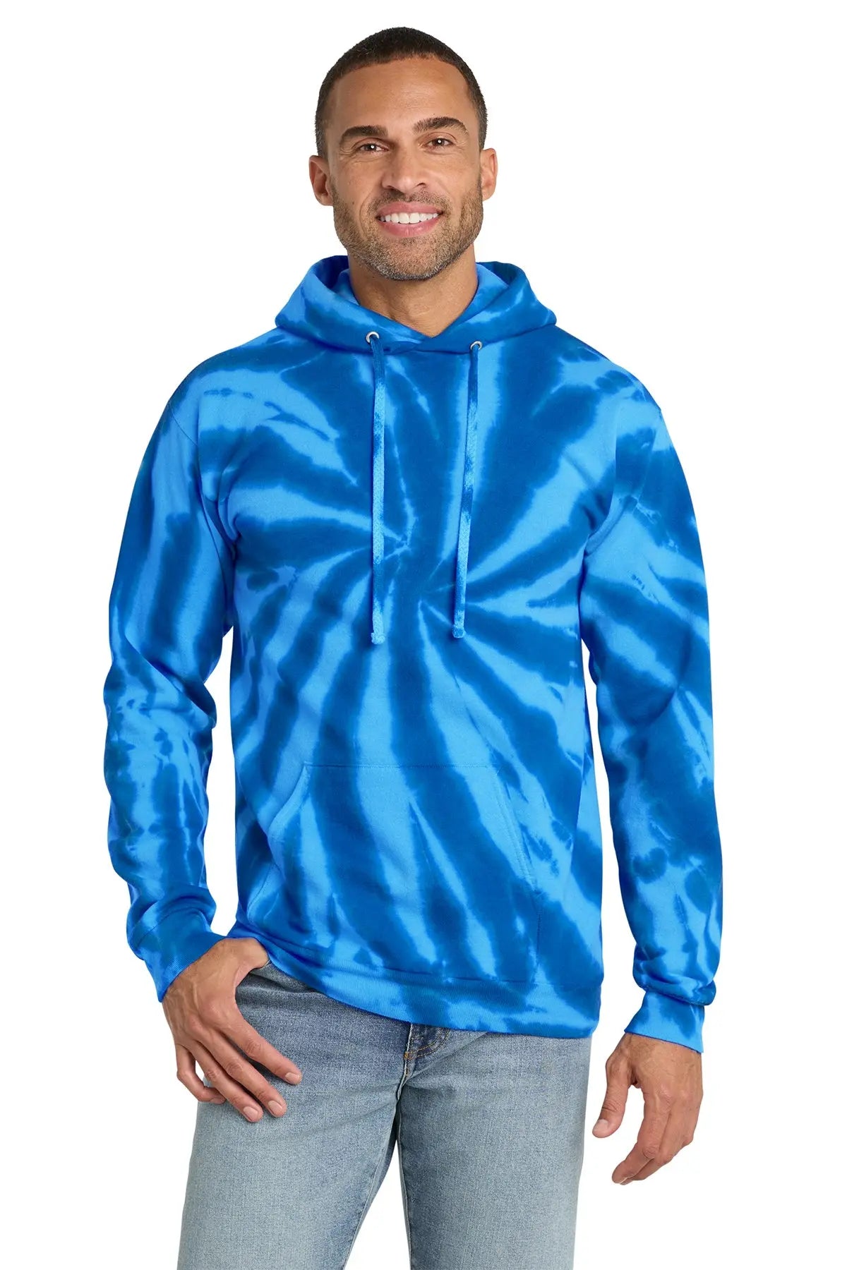 Port & Co™ Tie-Dye Pullover Hooded Sweatshirt #PC146