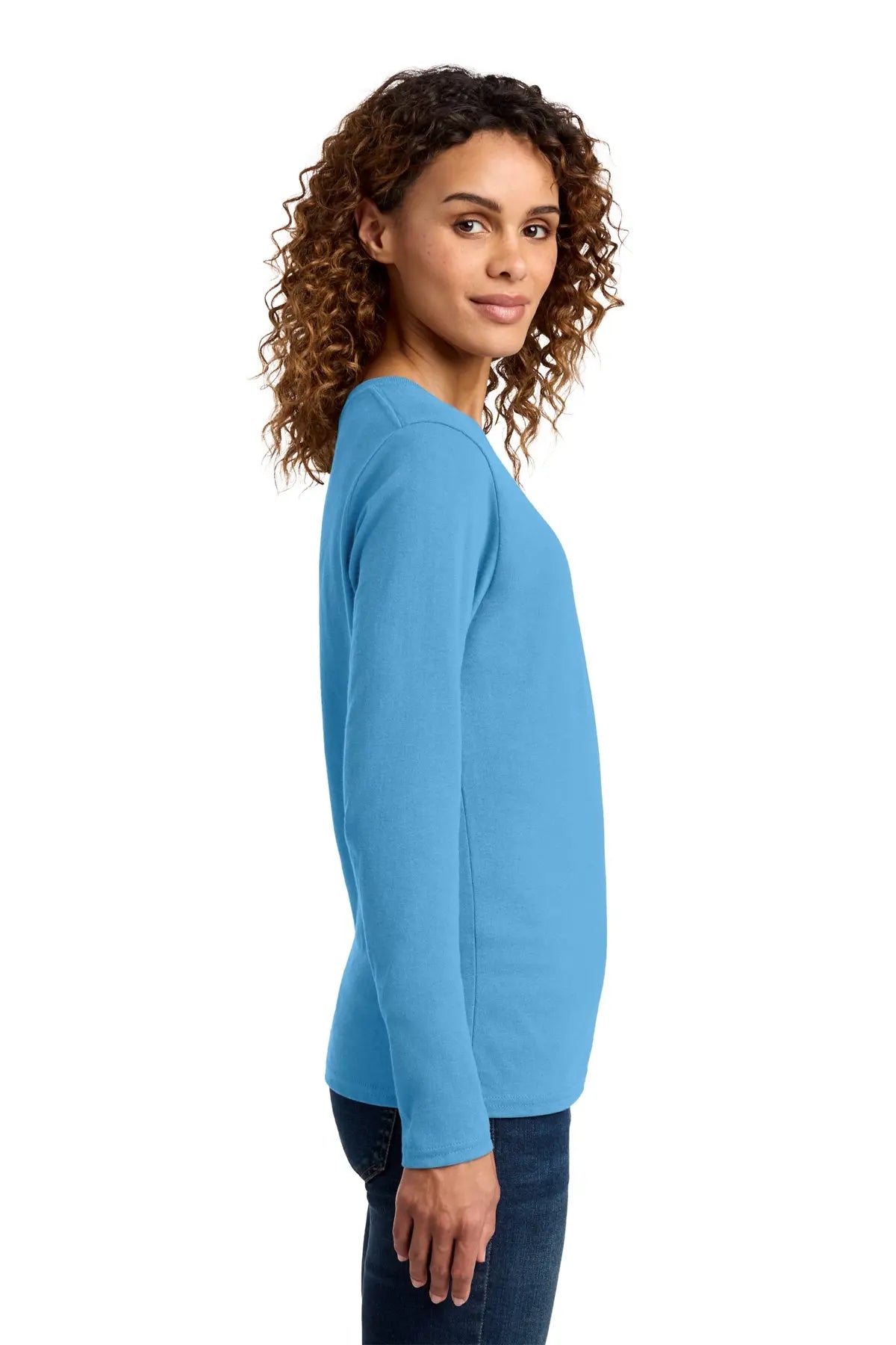 Port & Co™ Women's Long Sleeve Core Cotton Tee #LPC54LS