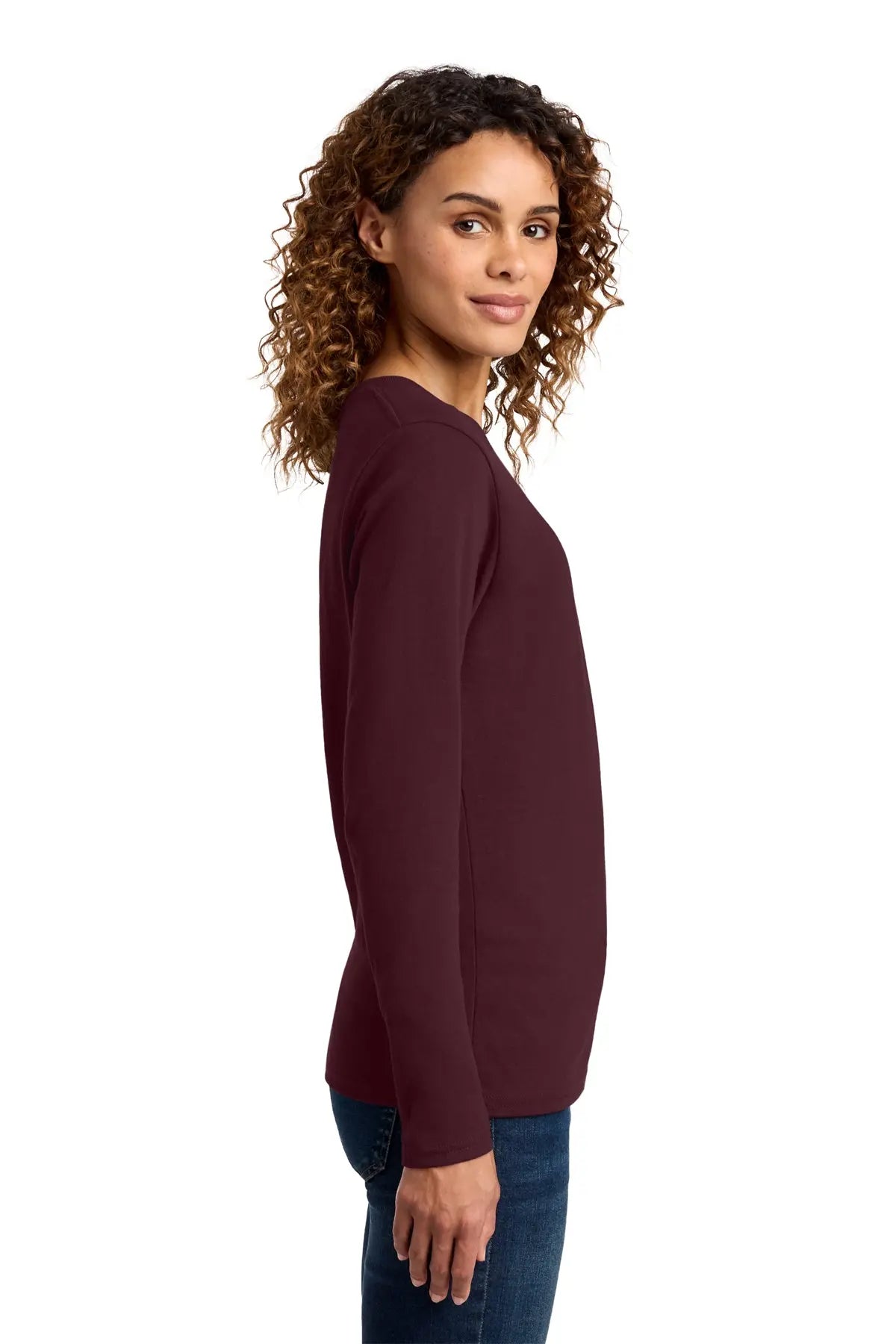 Port & Co™ Women's Long Sleeve Core Cotton Tee #LPC54LS