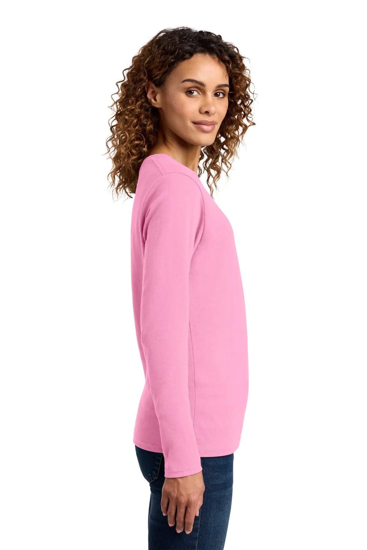 Port & Co™ Women's Long Sleeve Core Cotton Tee #LPC54LS