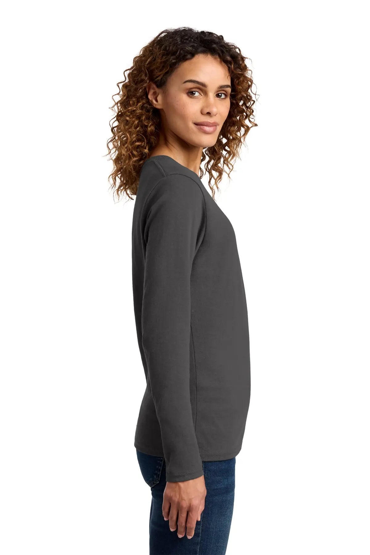 Port & Co™ Women's Long Sleeve Core Cotton Tee #LPC54LS